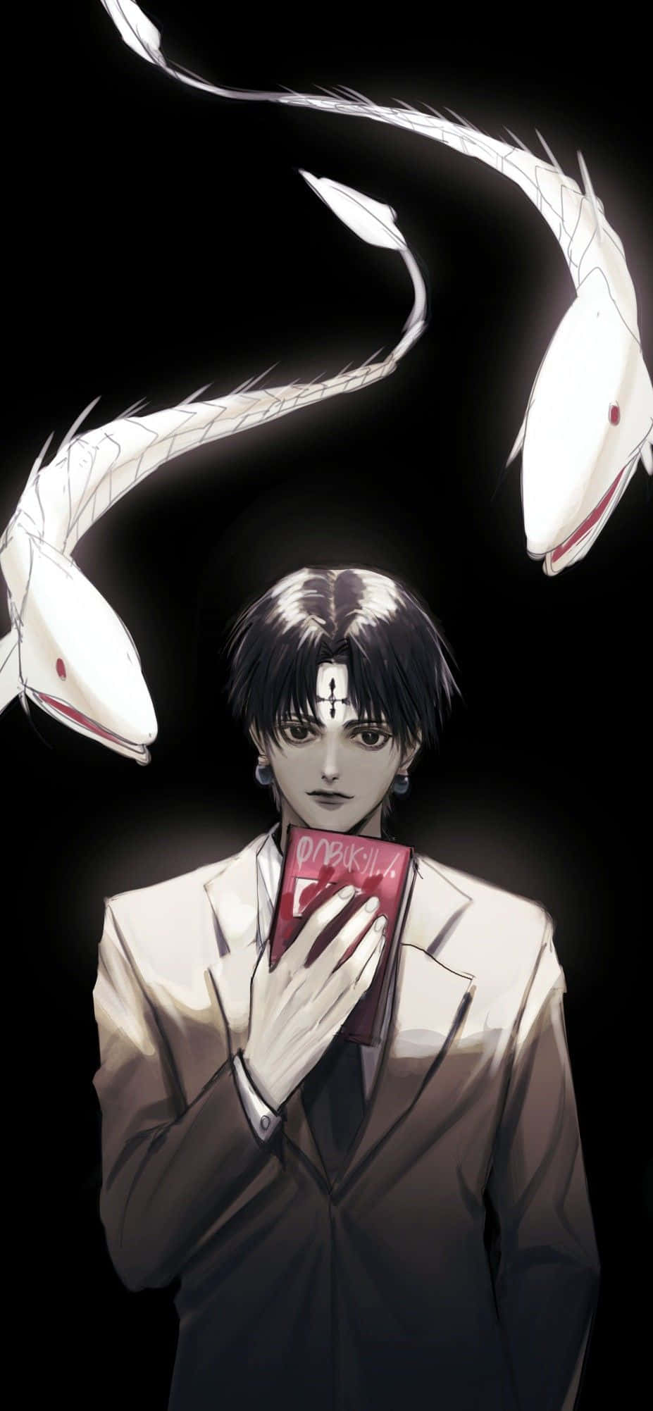 Chrollo Lucilfer na May Isda sa Loob Wallpaper