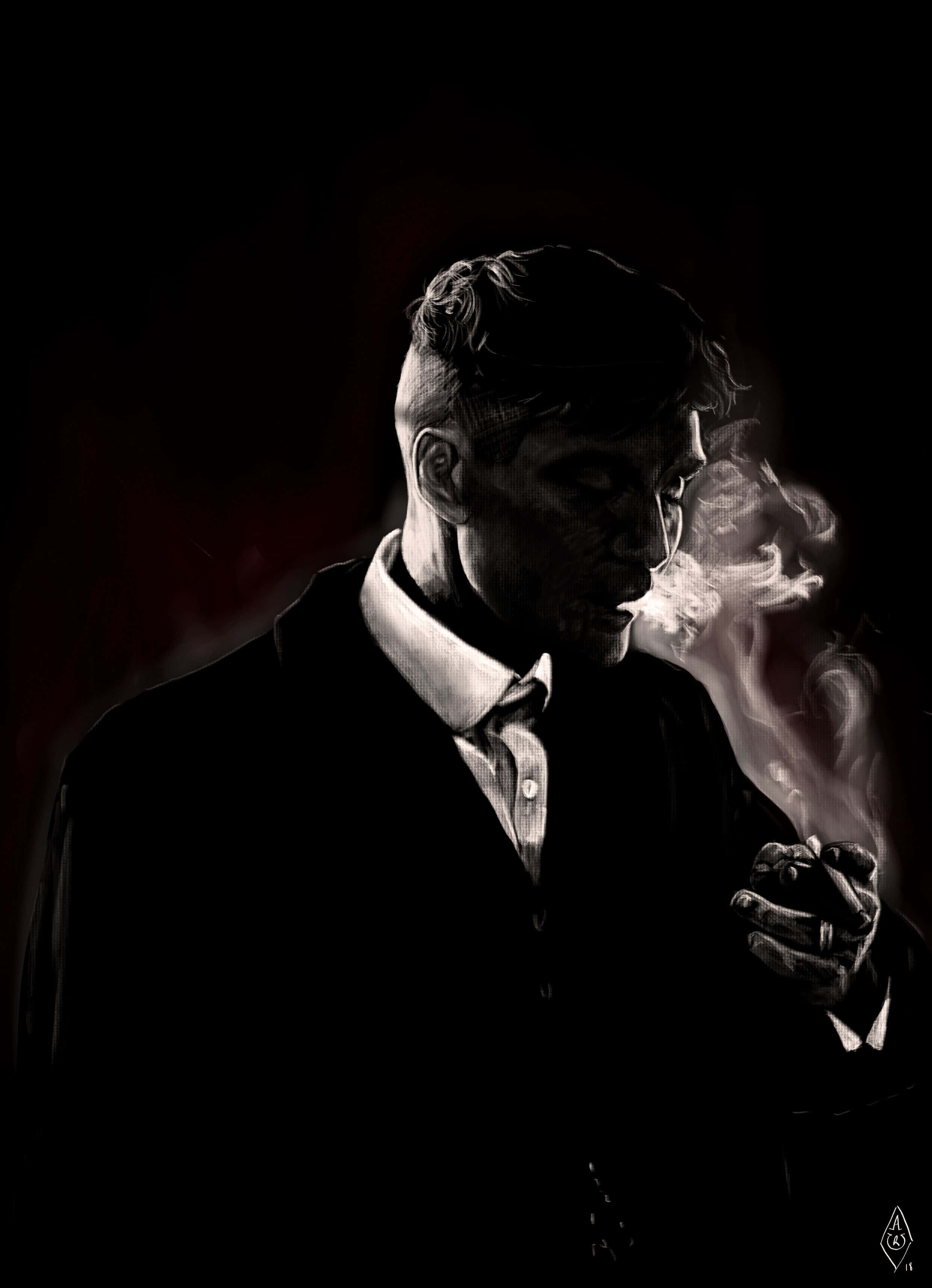Cigarette Smoking Man Picture Wallpaper