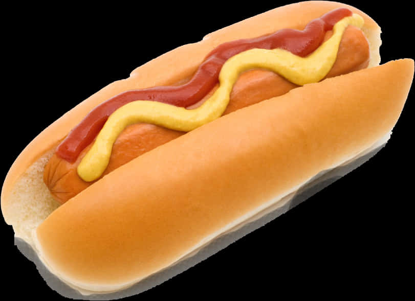 Classic Hot Dog na May Ketchup at Mustasa Wallpaper