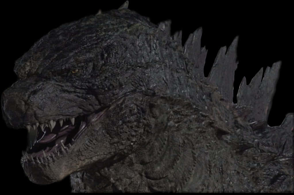 Close-up ng Mukha ni Godzilla Wallpaper