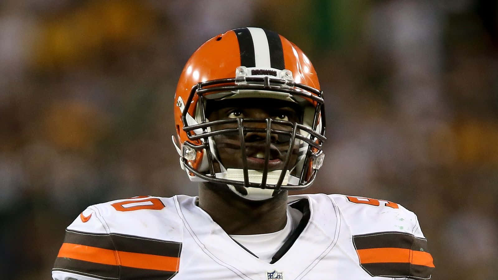 Close Up ni Emmanuel Ogbah ng Cleveland Browns Wallpaper