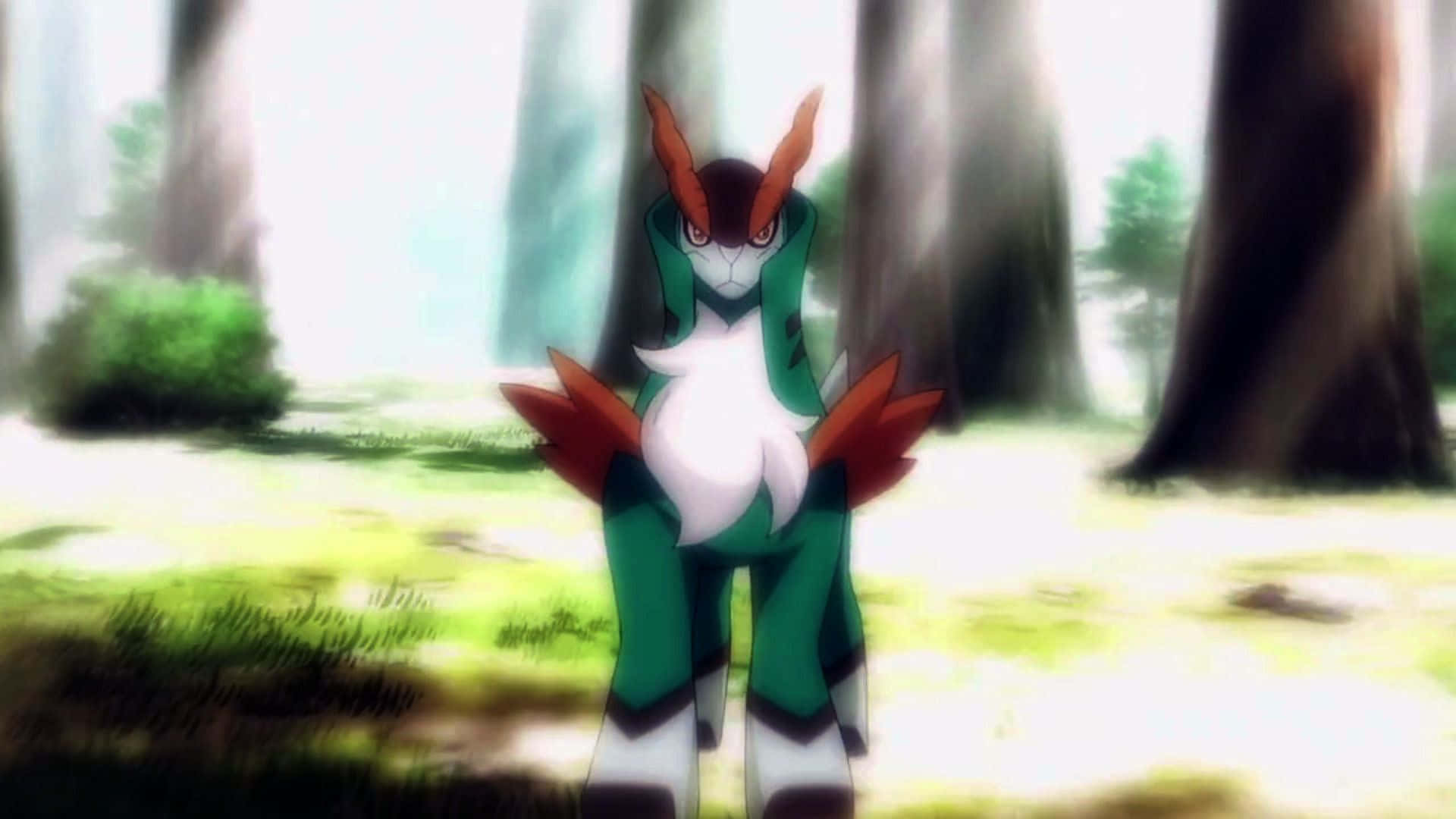 Cobalion Kagubatan na Maulap Wallpaper