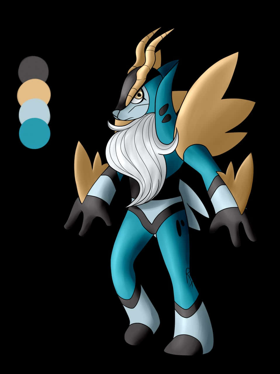 Cobalion na May mga Binti Wallpaper