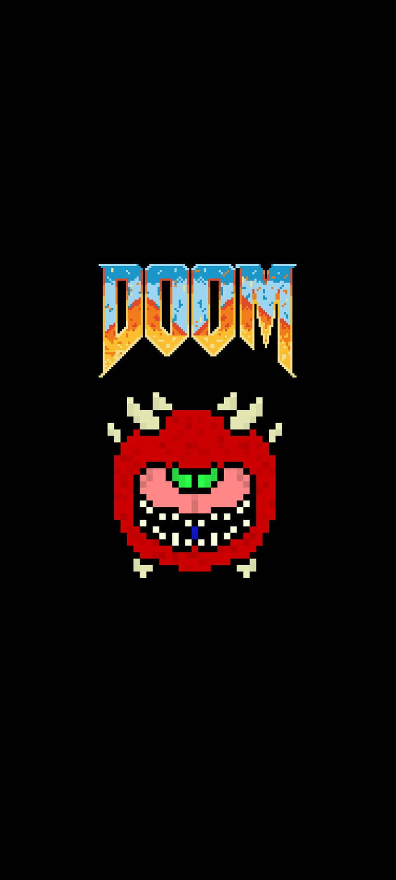 Makulay na Pixel Art Wallpaper