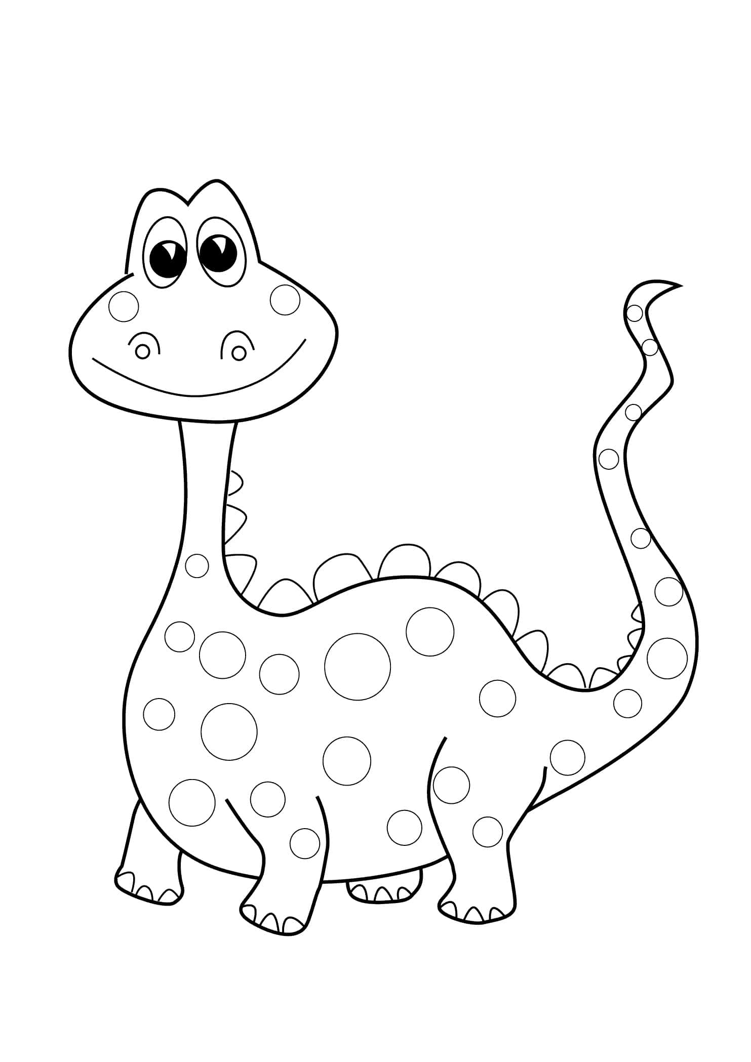 Pangkulay na mga Dinosaur para sa mga Bata Wallpaper