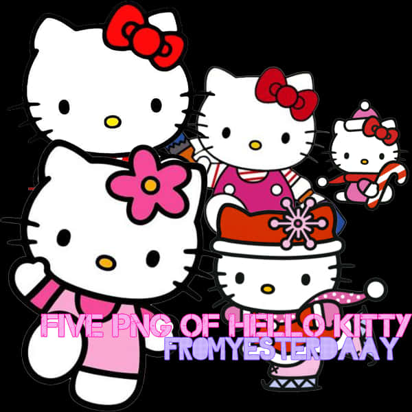 Compilasyon ng mga Tauhan ng Hello Kitty Wallpaper