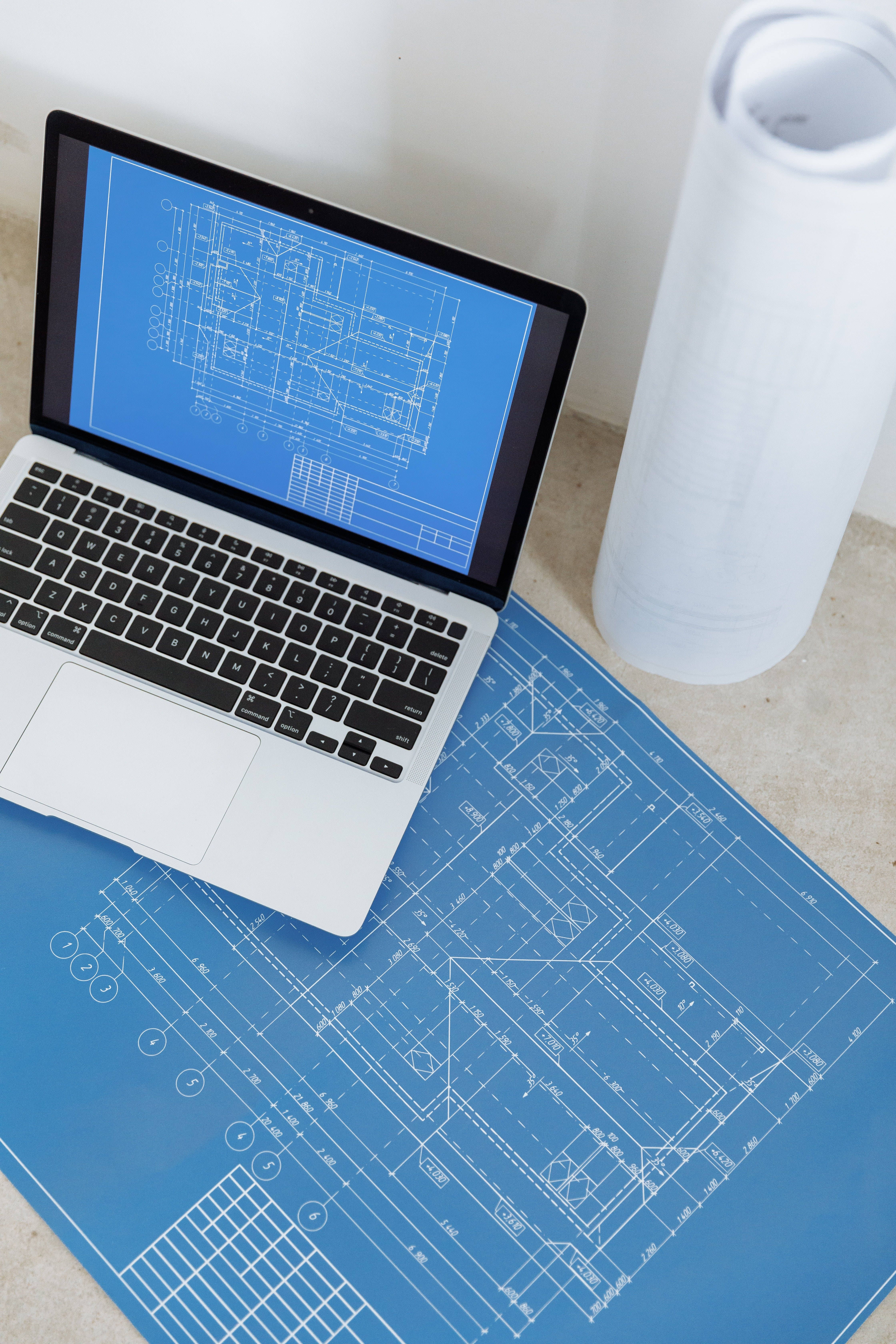 Computer Screen at Matching na Blueprints Wallpaper