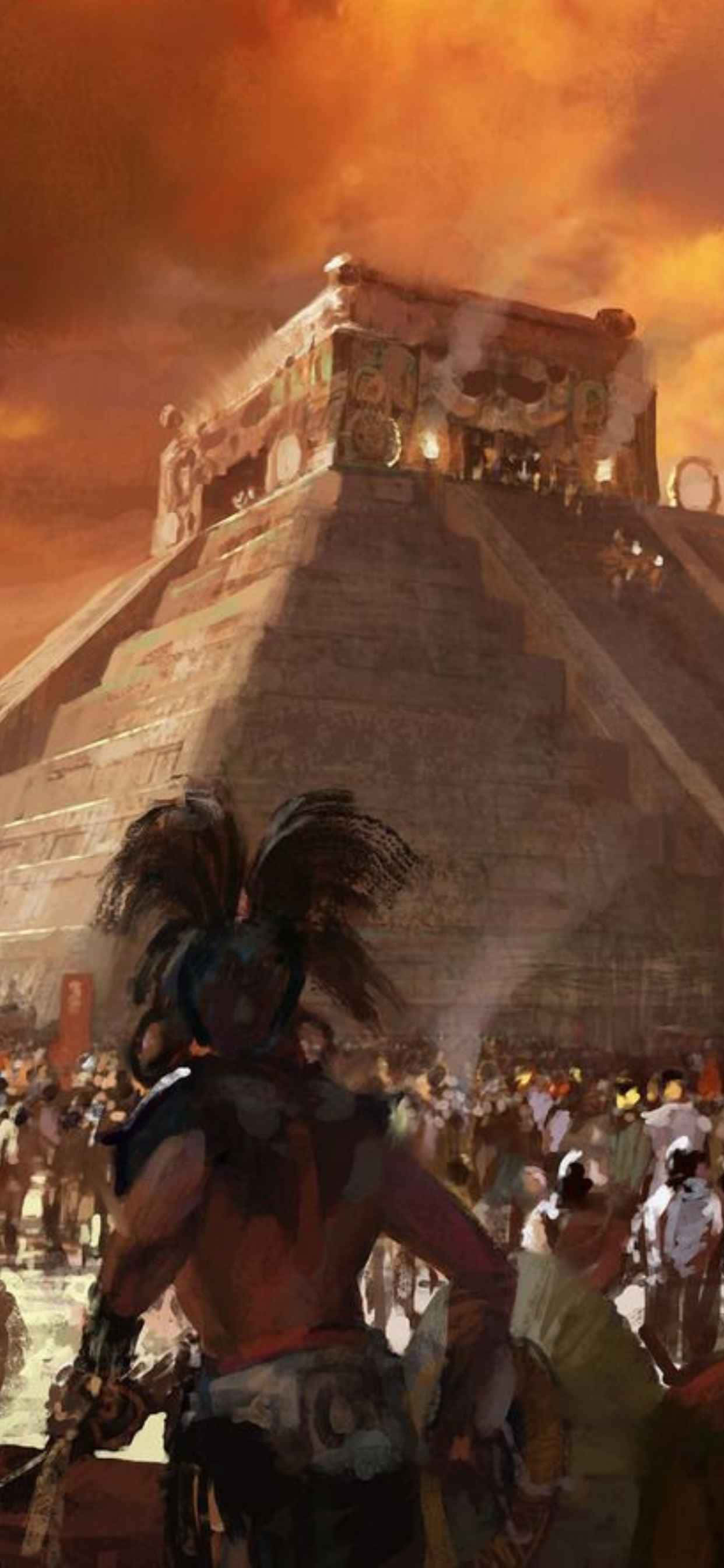 Sakupin ang mga lupa at magtayo ng imperyo gamit ang iPhone Xs Max Civilization V na laro Wallpaper