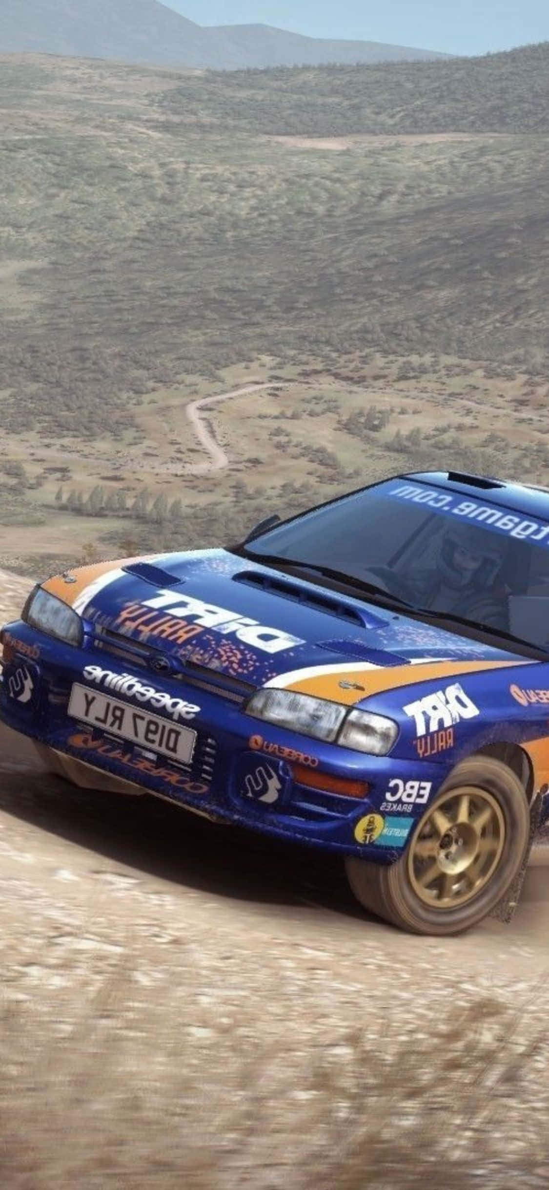 Lupigin ang Kurso kasama ang iPhone Xs Dirt Rally Wallpaper