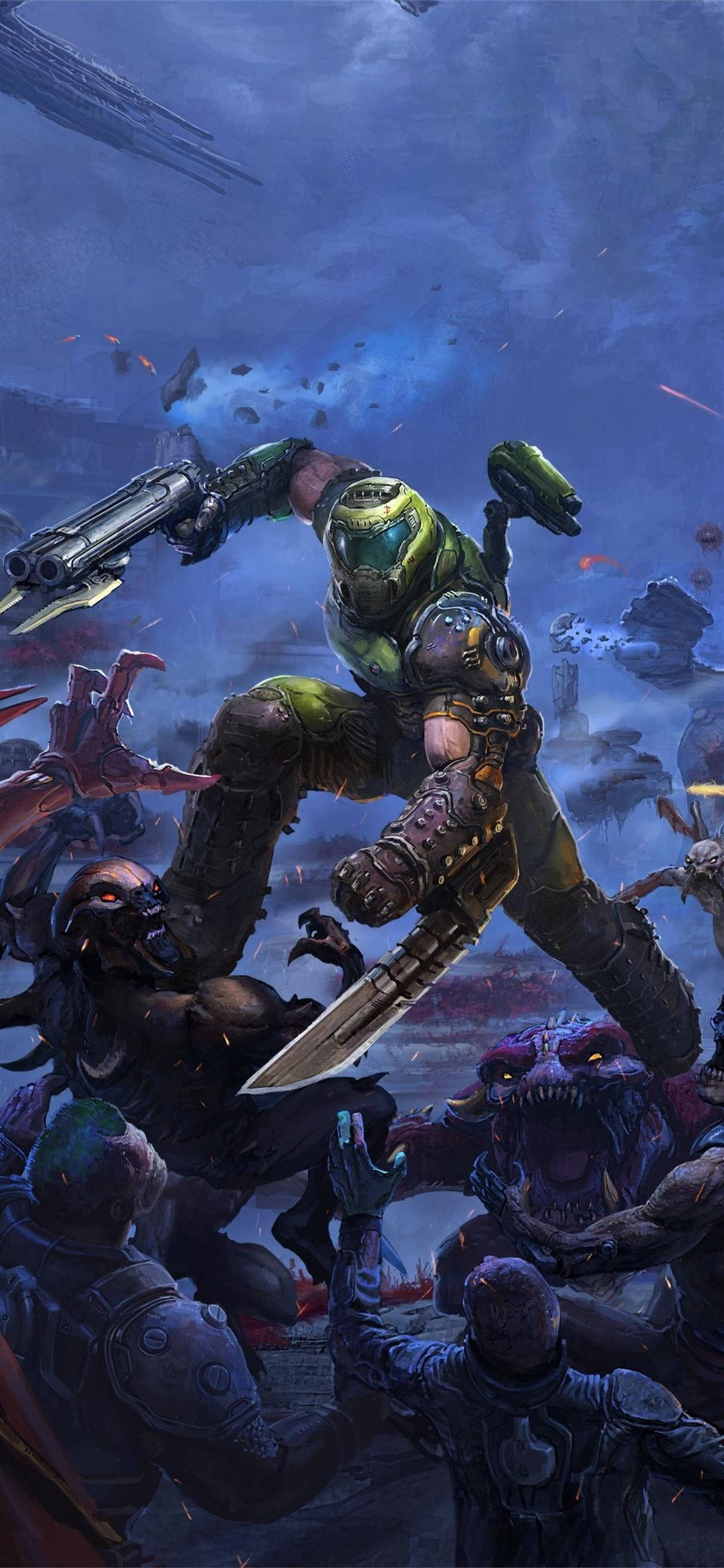 Lupigin ang Madilim at Mapanganib na Mundo ng ‘DOOM’ Wallpaper