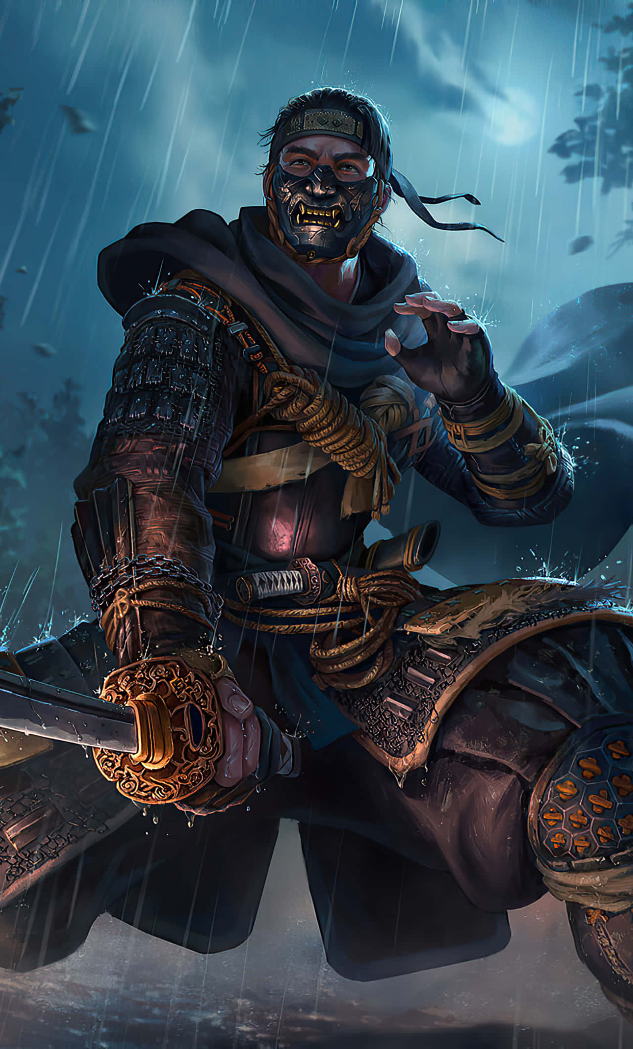 Conquer the feudal-era islands surrounding Tsushima in the action-adventure epic game, Ghost of Tsushima. Wallpaper
