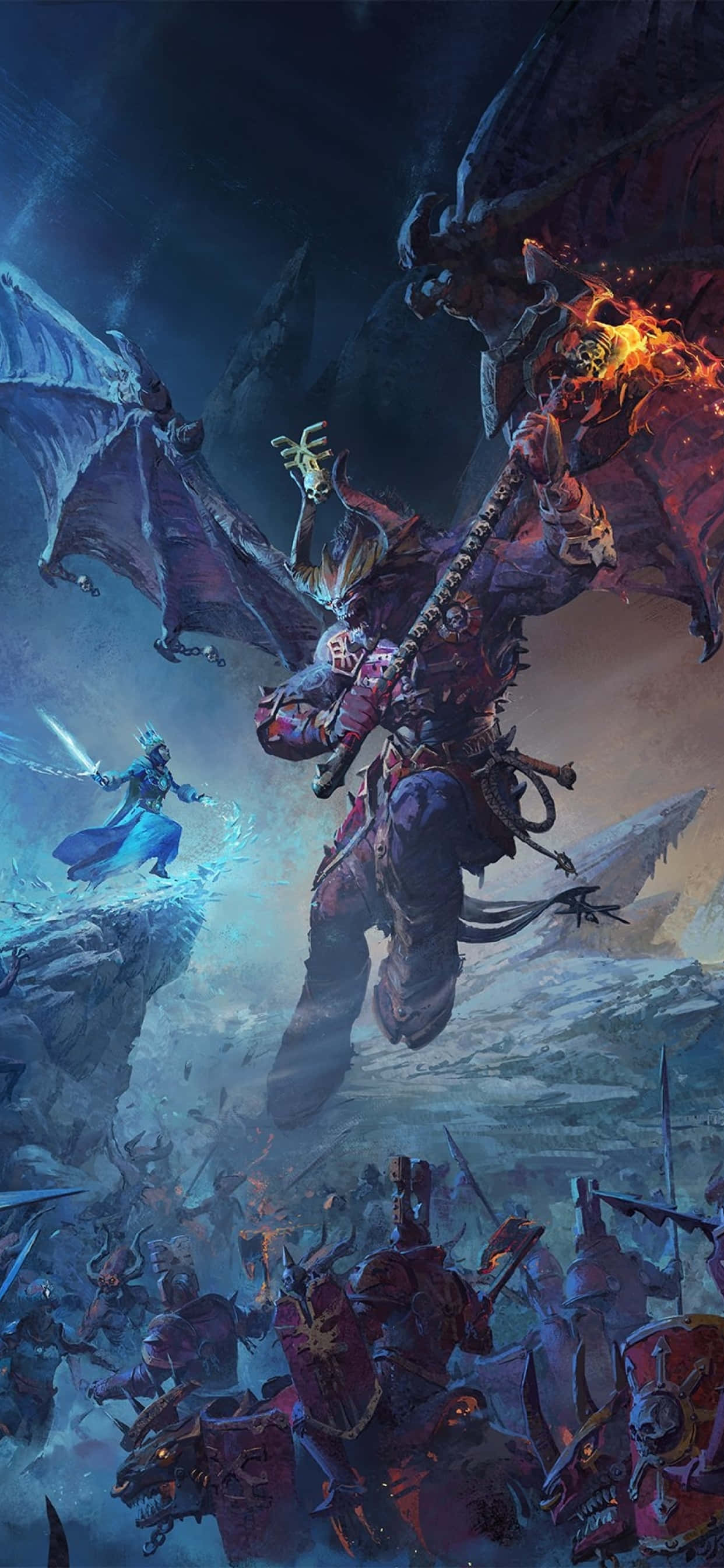 Sakupin ang Total War Warhammer gamit ang iPhone X Wallpaper