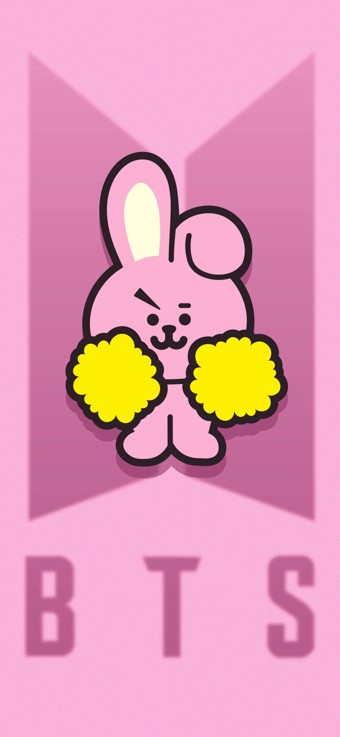 Cooky BT21 Nagpapakita ng Kakayahan sa Pagpapalakpak - Matalino at Energetiko! Wallpaper