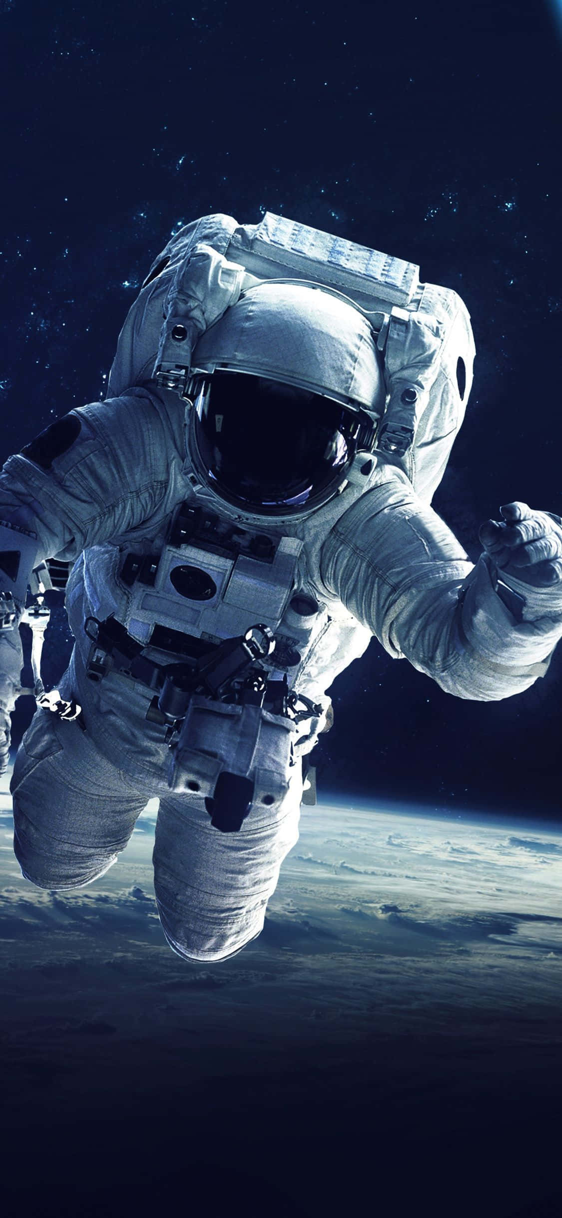 Cool astronaut iPhone wallpaper design Wallpaper