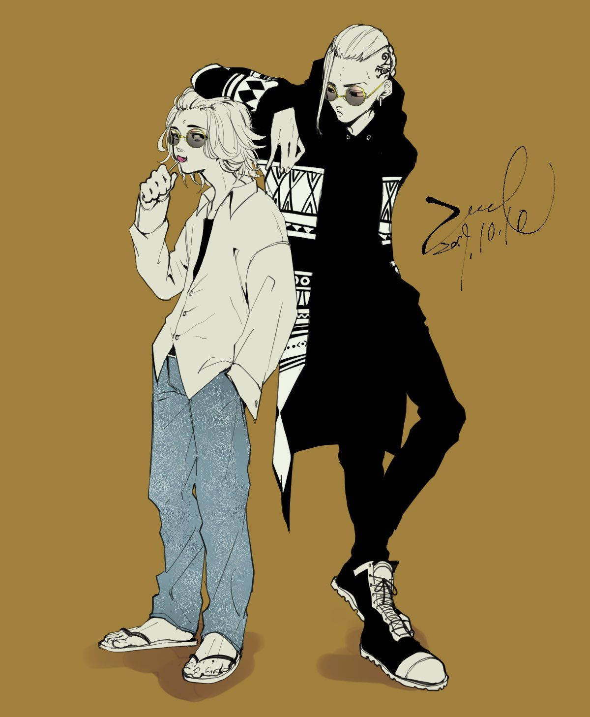 Cool Darken At Mikey Tokyo Revengers Wallpaper