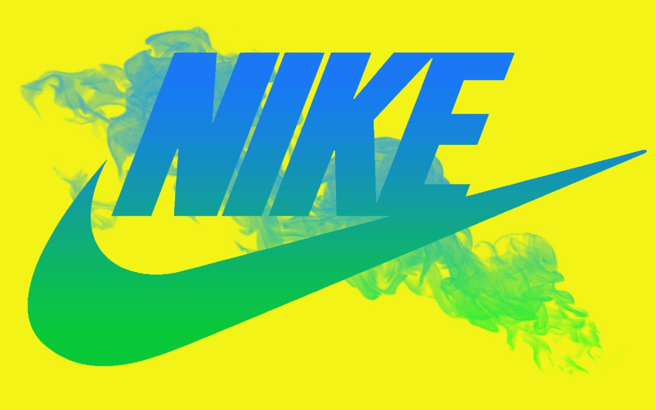 Cool Gradient na Sagisag ng Nike Wallpaper