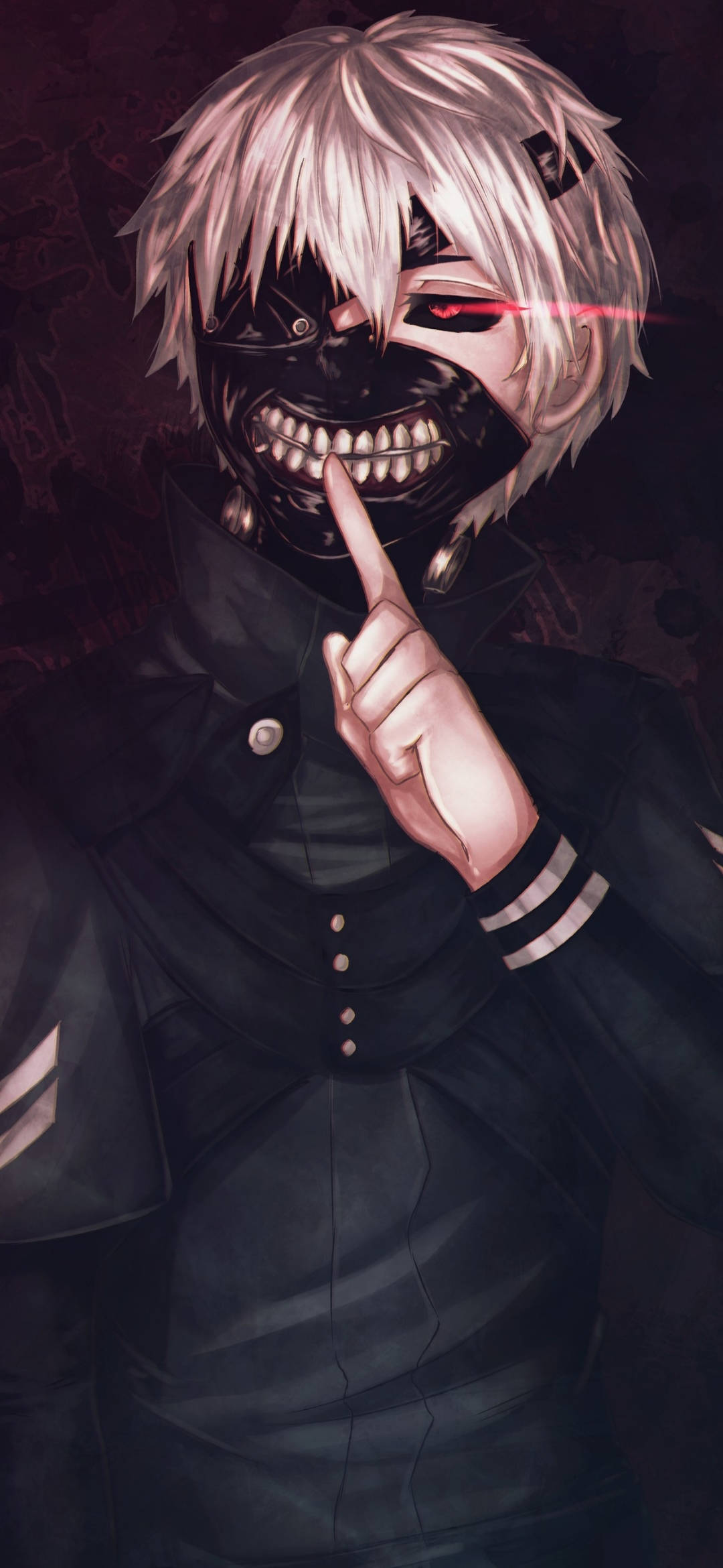 Cool Graphic Art Ken Tokyo Ghoul iPhone Background Wallpaper