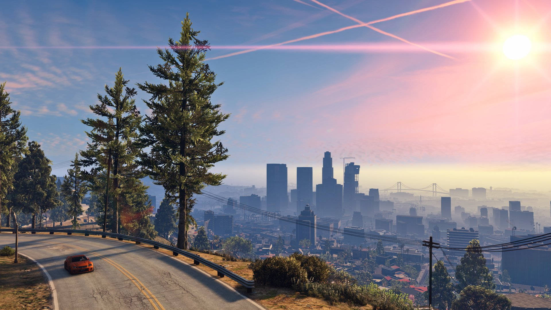 Cool GTA Mapayapang Umaga Wallpaper