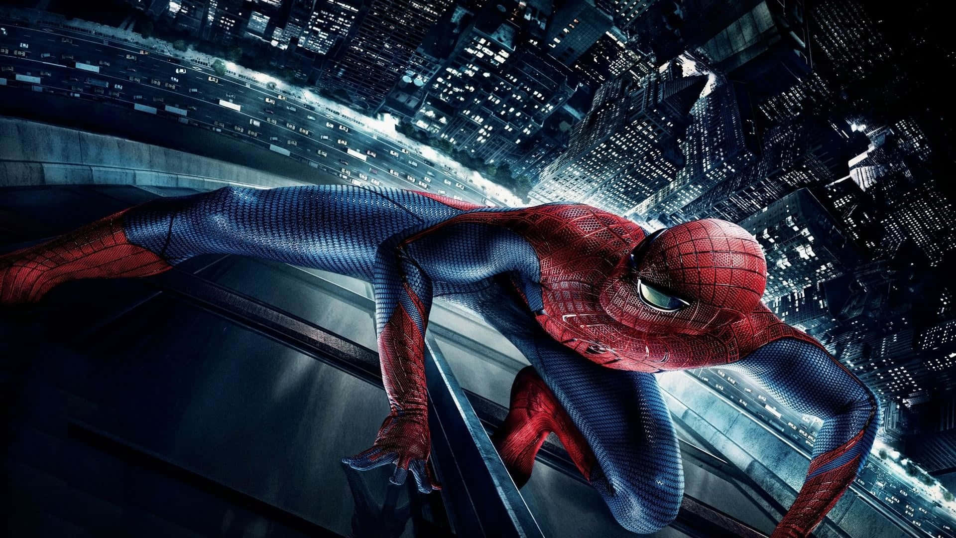 Cool Guy na Gumagapang na Spider Man Wallpaper