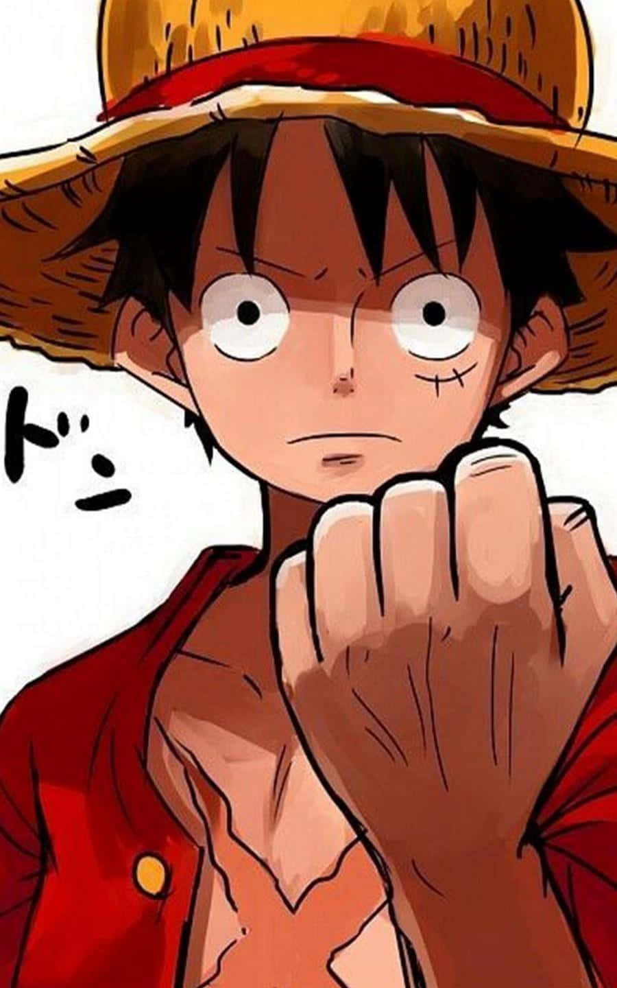 Cool Luffy sa Aksyon Wallpaper