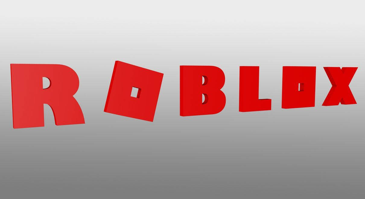 Cool na 3D Roblox Logo Wallpaper