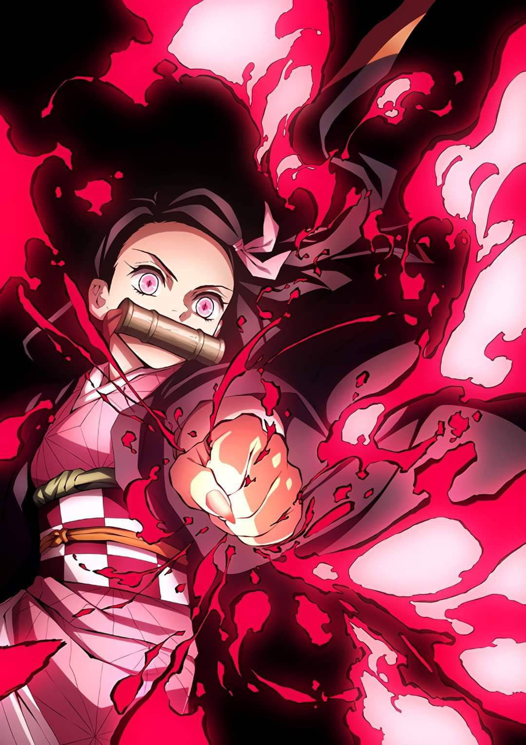 Cool na Anime Girl PFP na si Nezuko Kamado Wallpaper