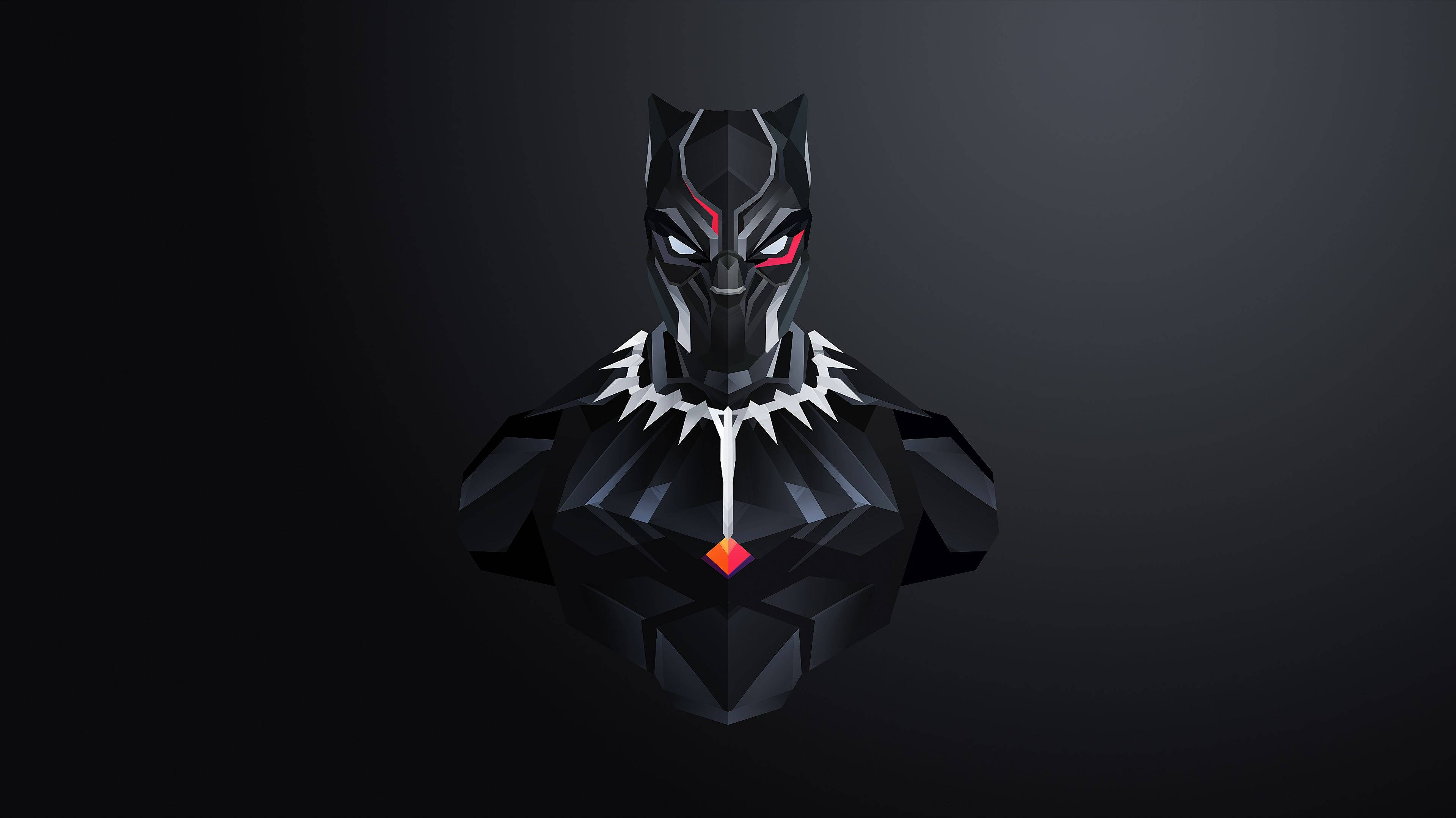 Cool na Background ng Black Panther Wallpaper