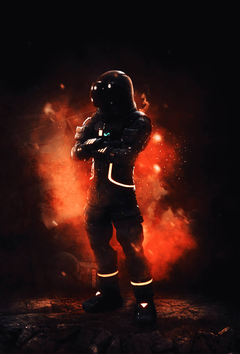 Cool na Fortnite Dark Voyager Background Wallpaper