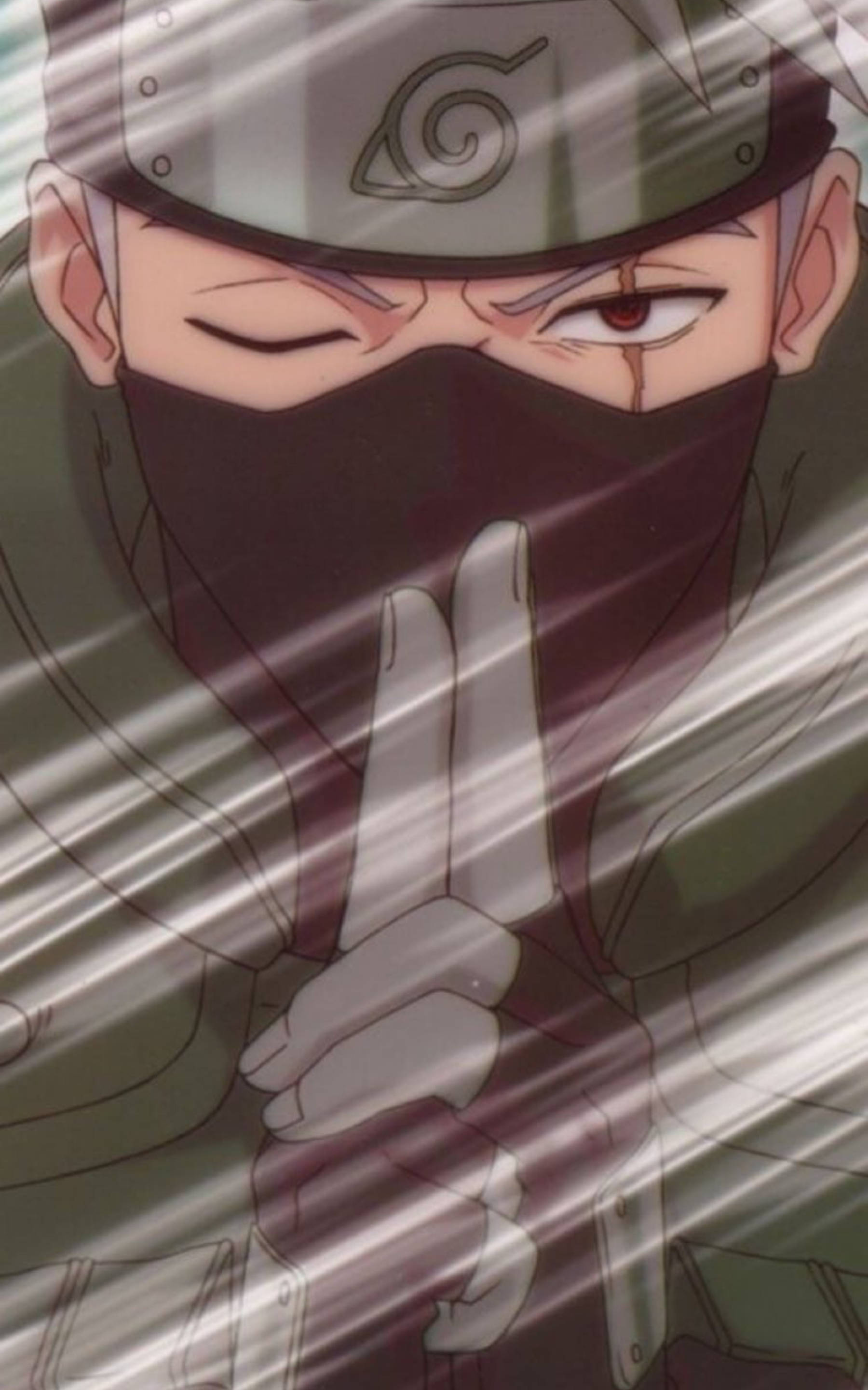 Cool na Kakashi sa Ninja Mode Wallpaper