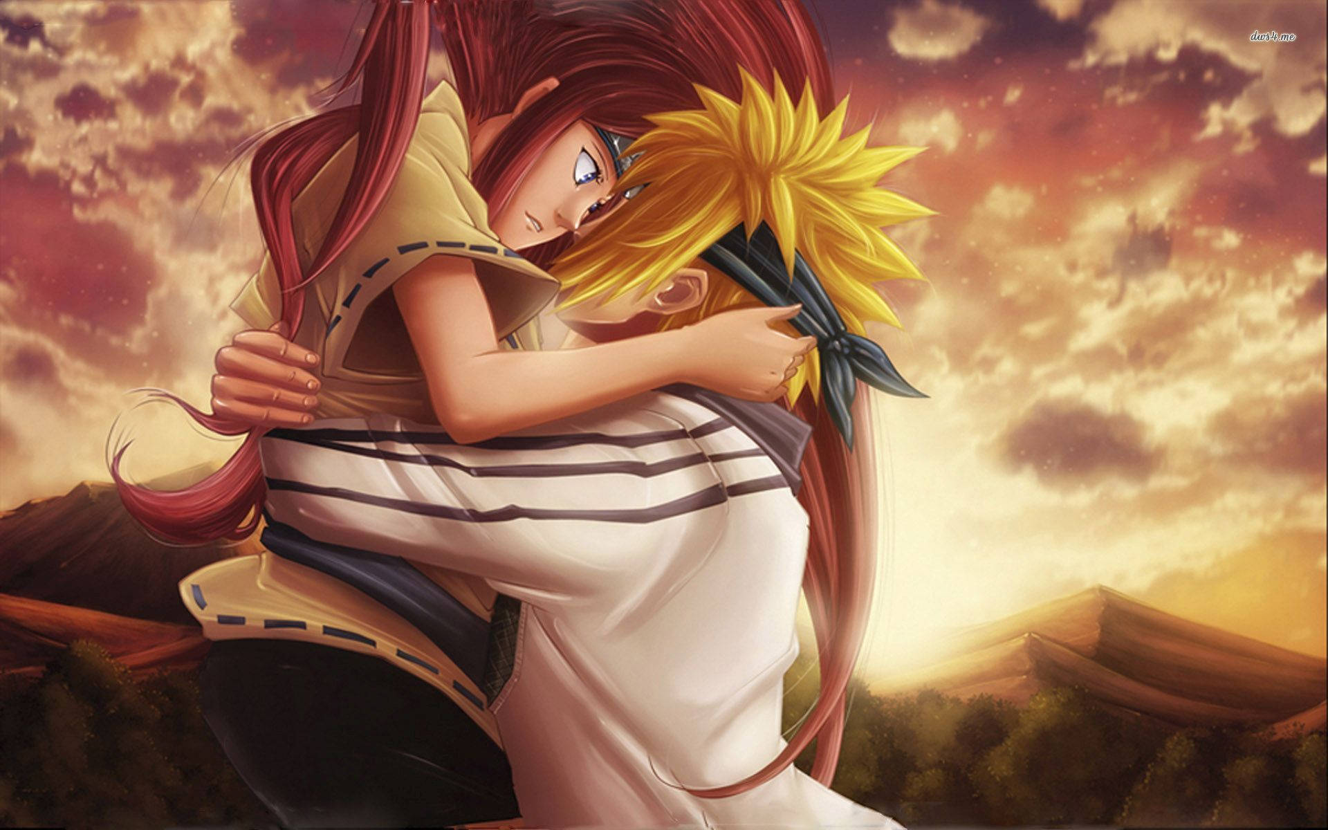Cool na Naruto Minato at Kushina Wallpaper