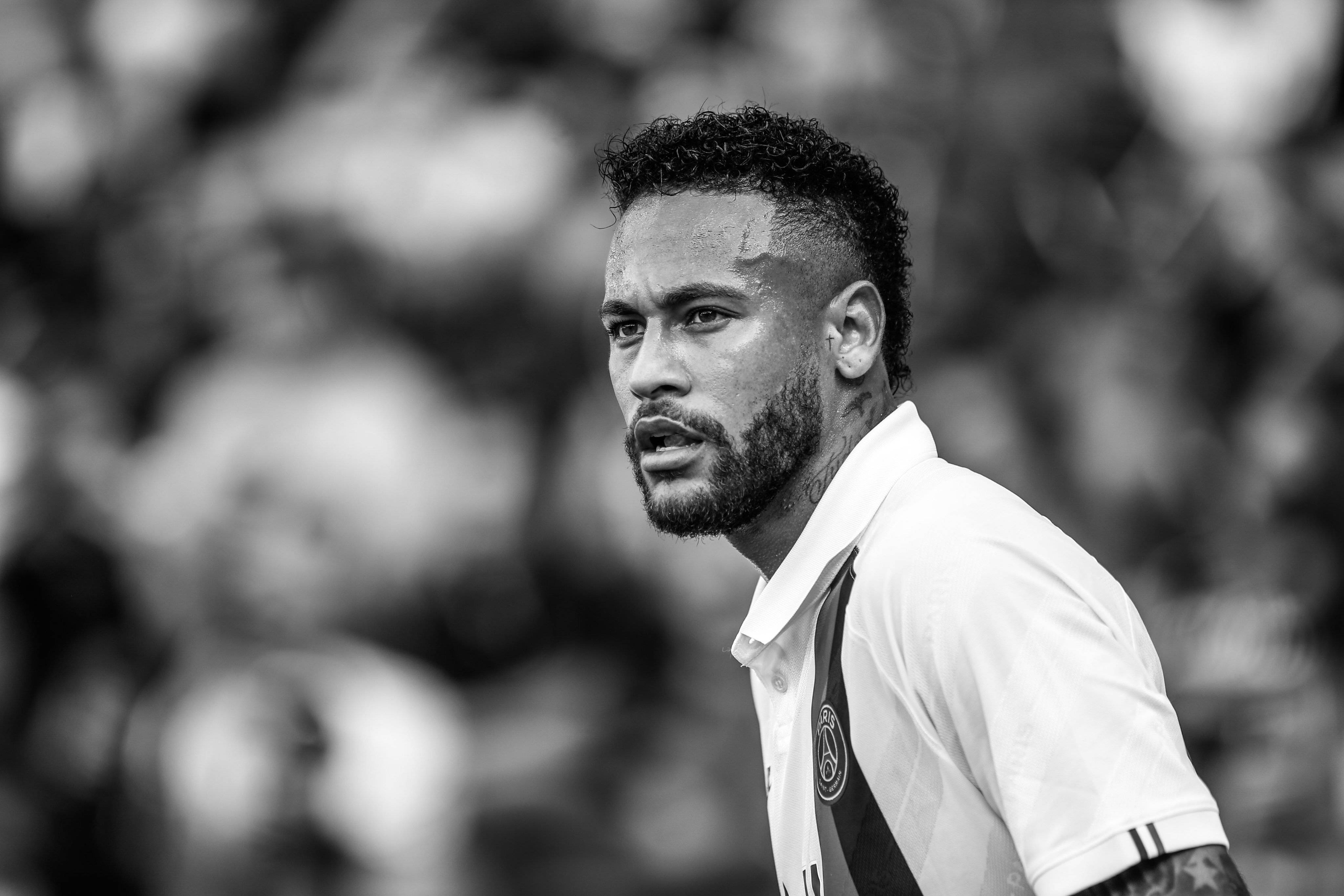 Cool na Neymar Jr Grayscale Wallpaper