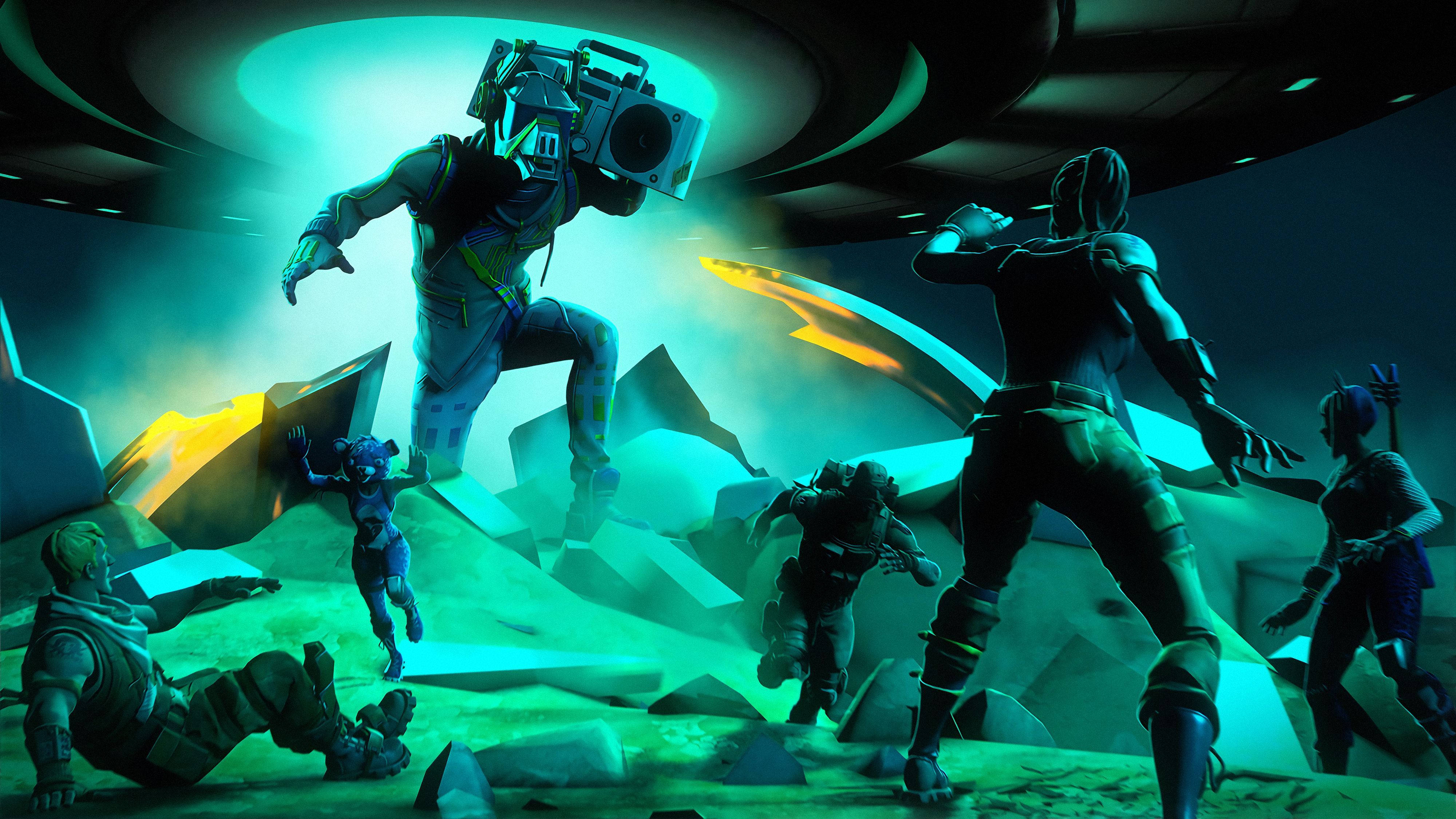 Cool na Paglapag ng DJ Yonder sa Fortnite Wallpaper
