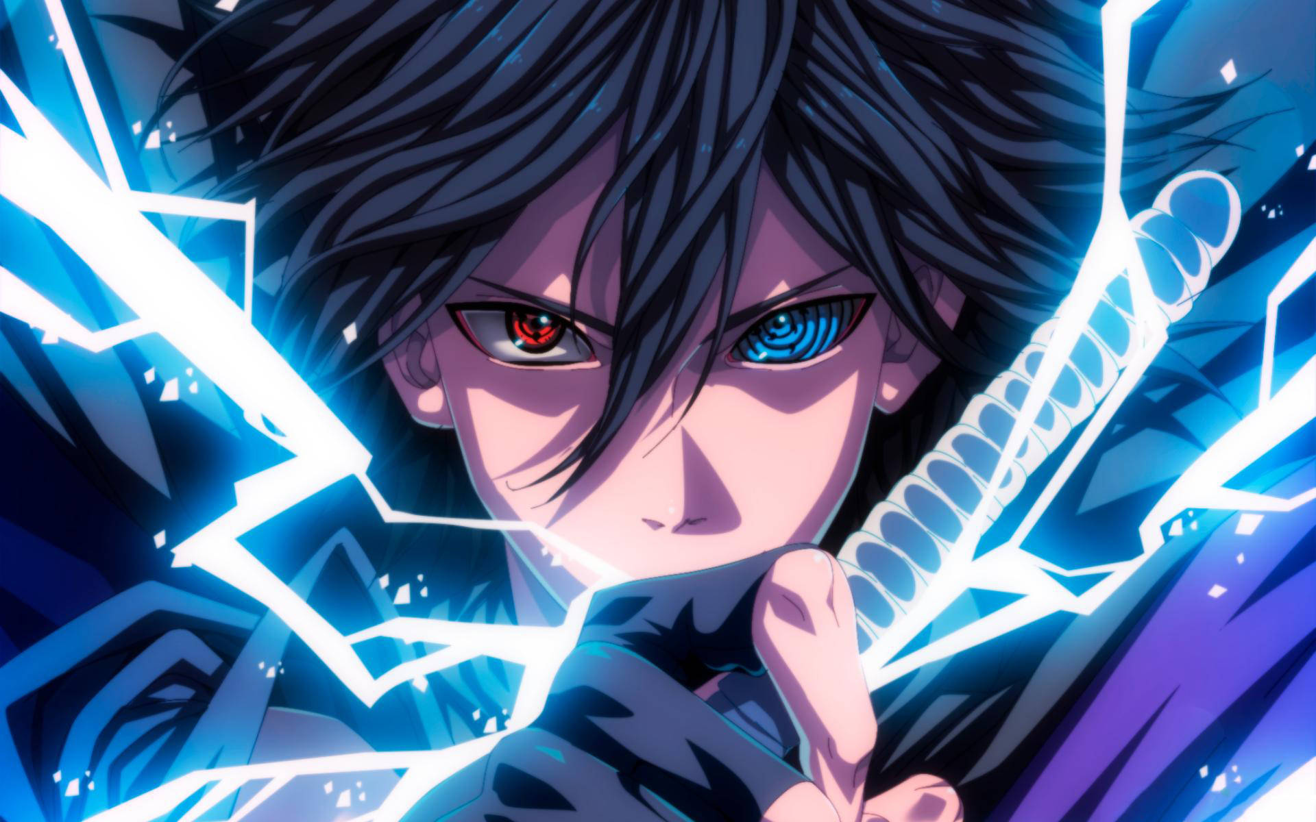 Cool na Sasuke na Puro Kapangyarihan Wallpaper