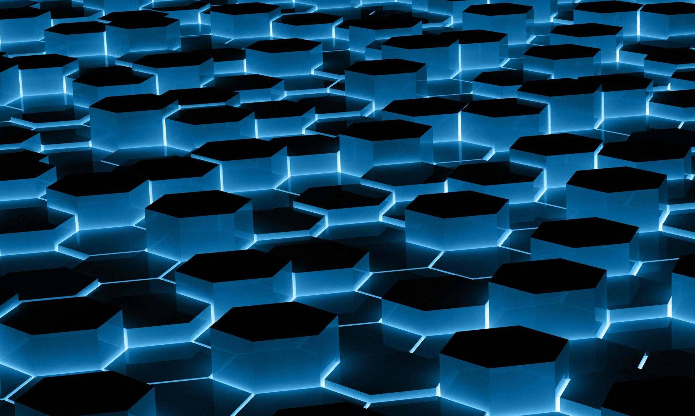 Cool Pattern na 3D Hexagon Wallpaper