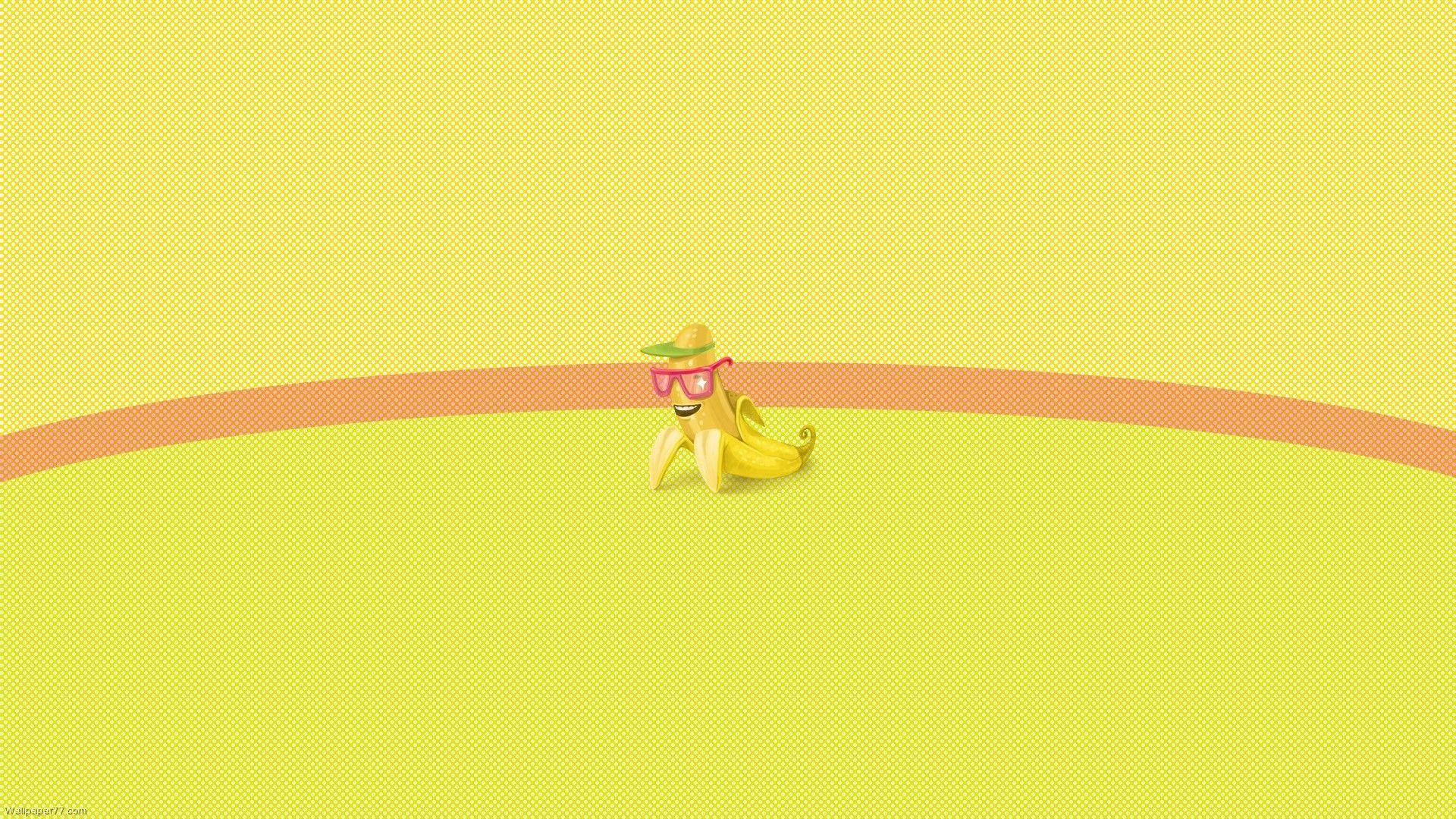 Cool Summer Banana Wallpaper