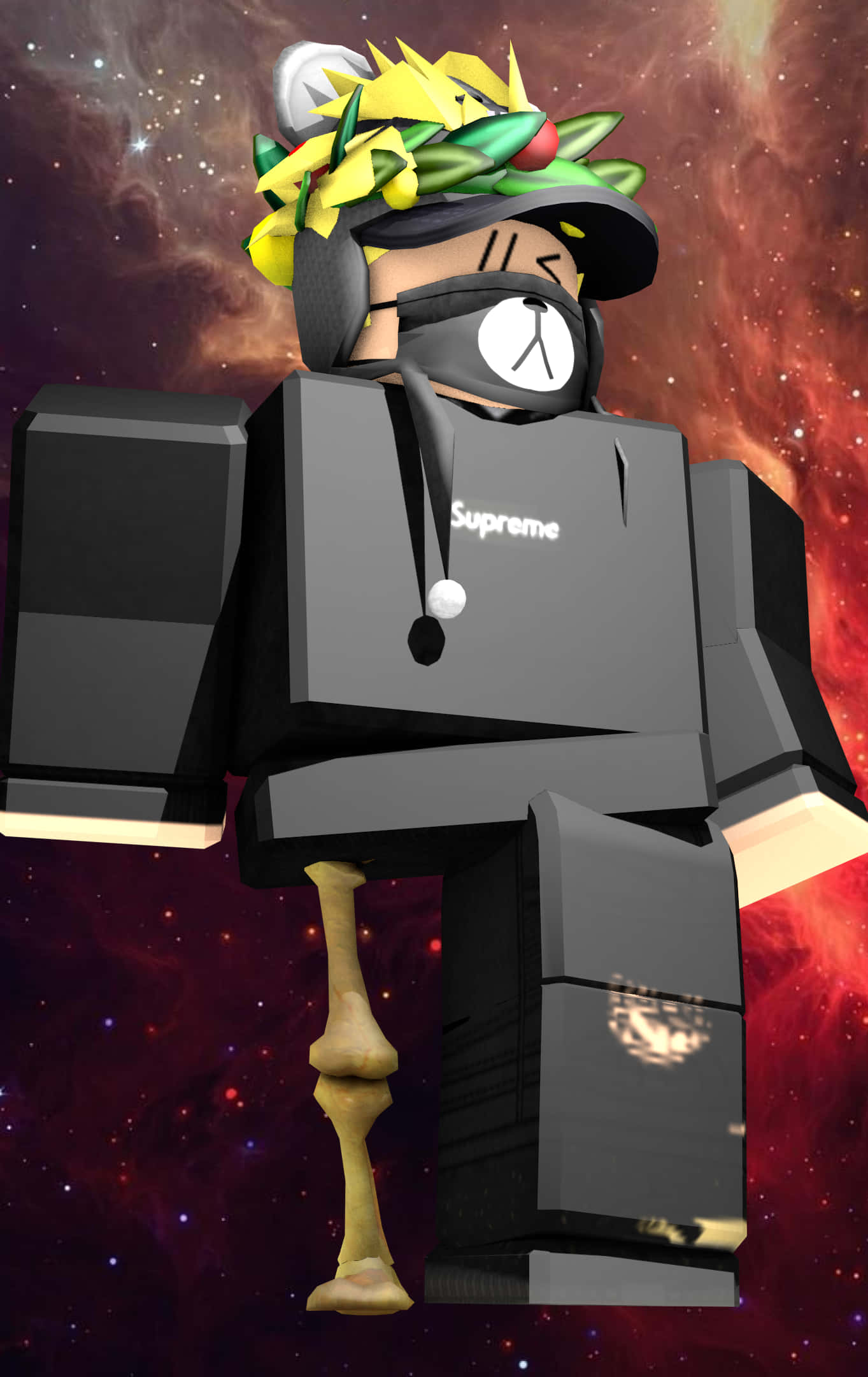Cool Unique Character Roblox iPhone Wallpaper