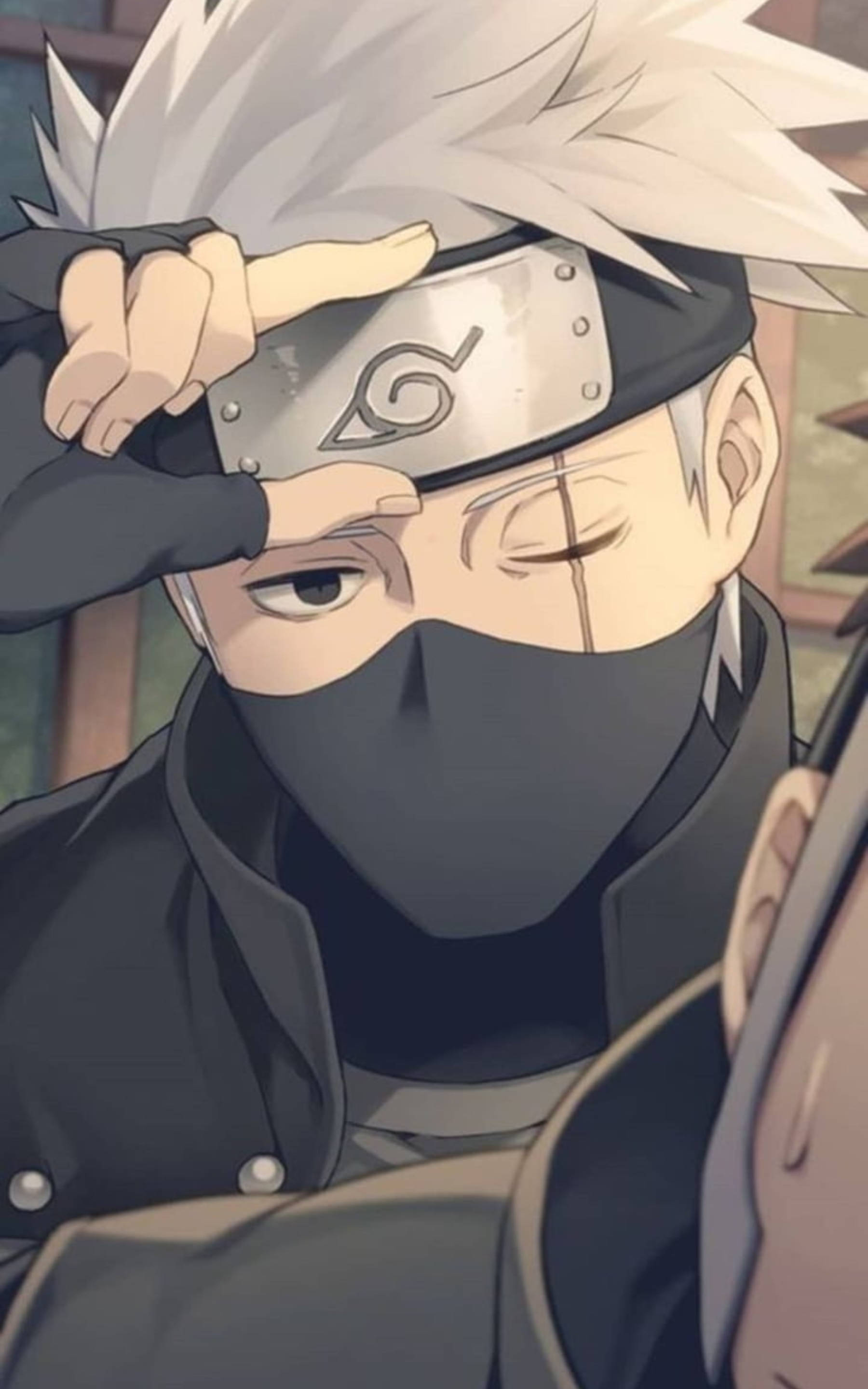 Cool Wink Mula Kay Kakashi Wallpaper