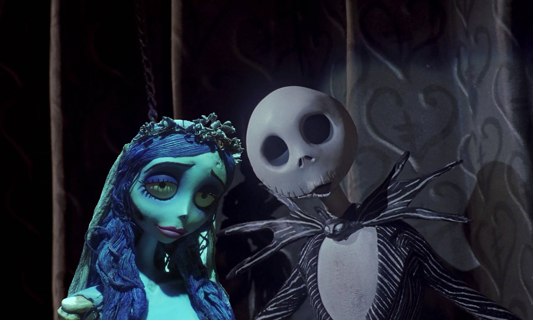 Corpse Bride at Jack Skellington Wallpaper