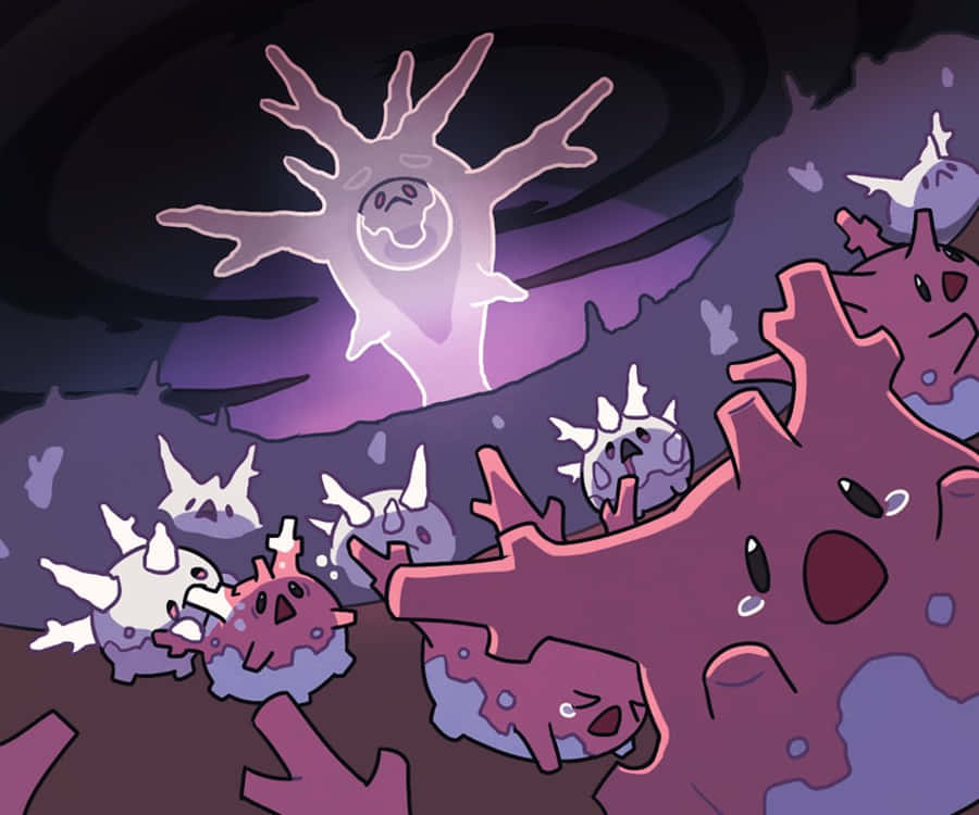 Corsola Tumakas sa Cursola Wallpaper
