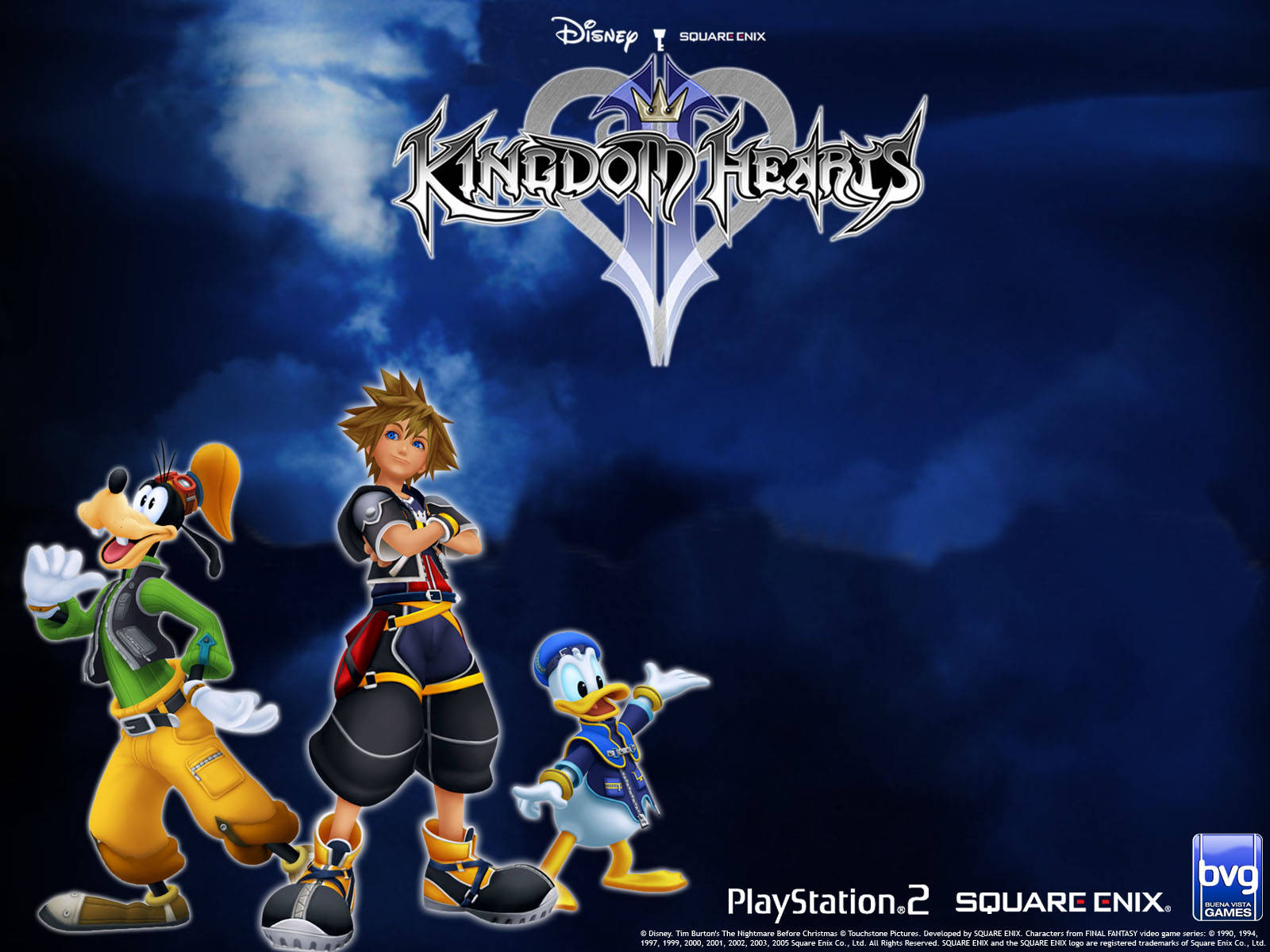 Cover Para sa Logo ng Kingdom Hearts Wallpaper