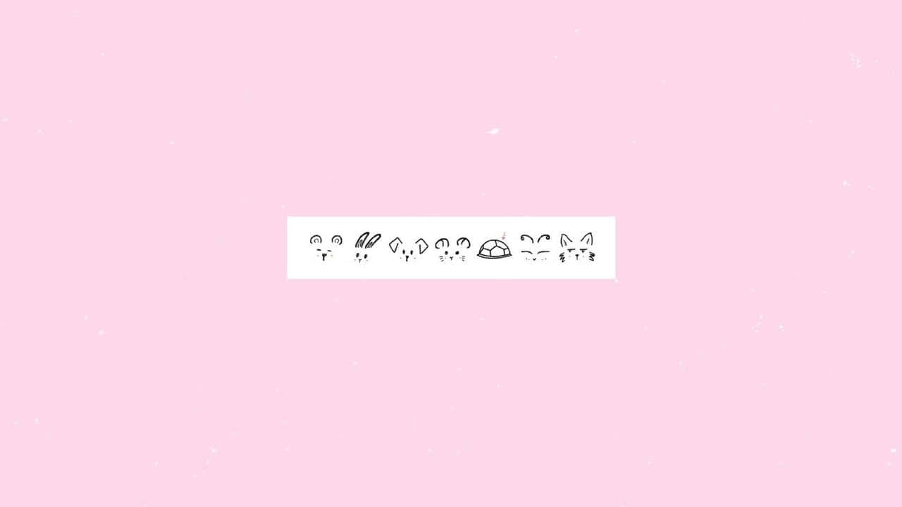Cute at Lovely na Pink Kawaii Background Wallpaper