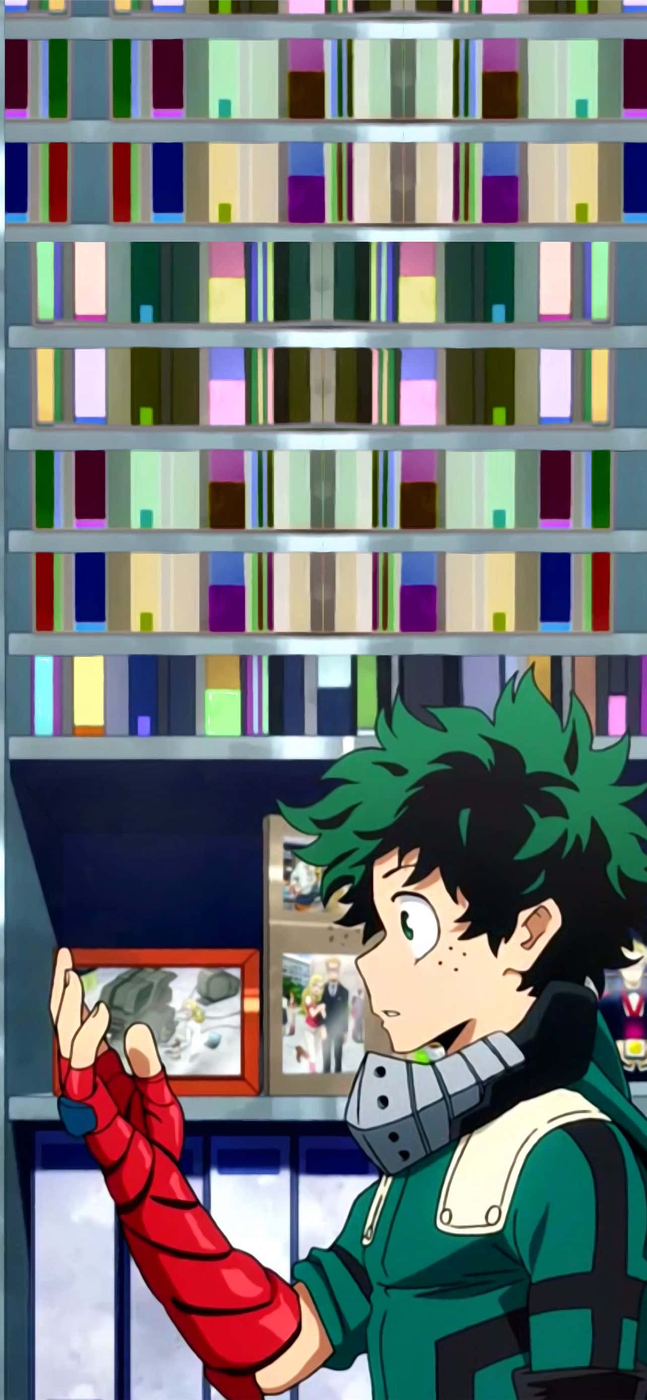 Cute Deku Staring At His Hand Picture Wallpaper