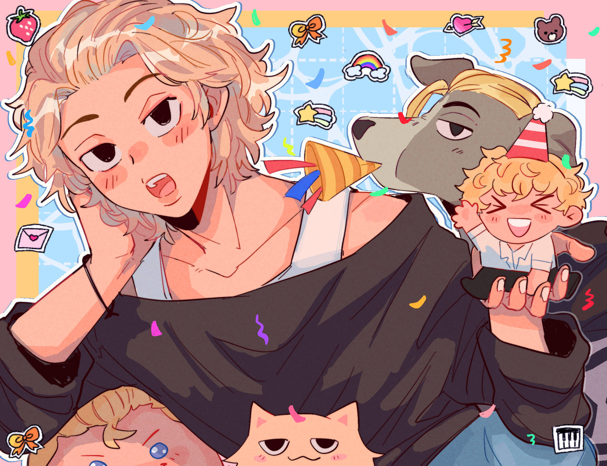 Cute Fanart Ni Mikey Tokyo Revengers Wallpaper