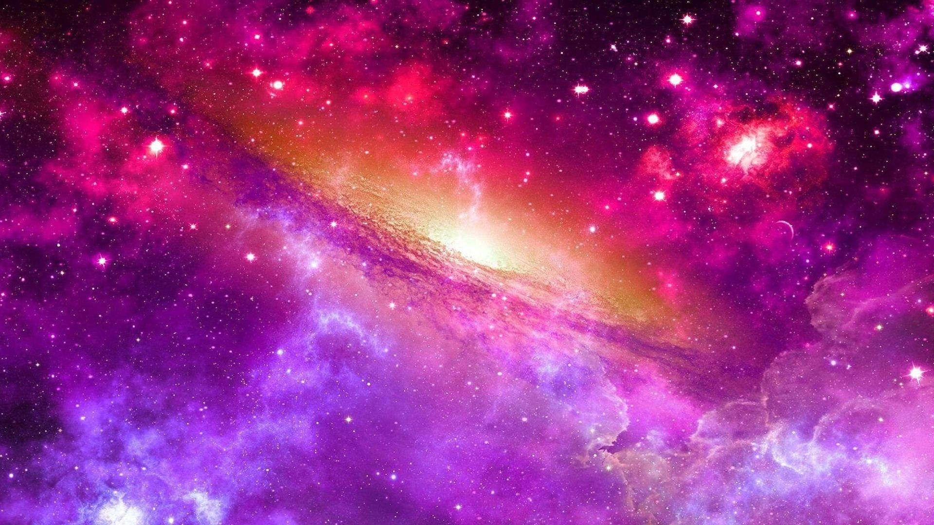 Cute Galaxy na May Black Hole Wallpaper