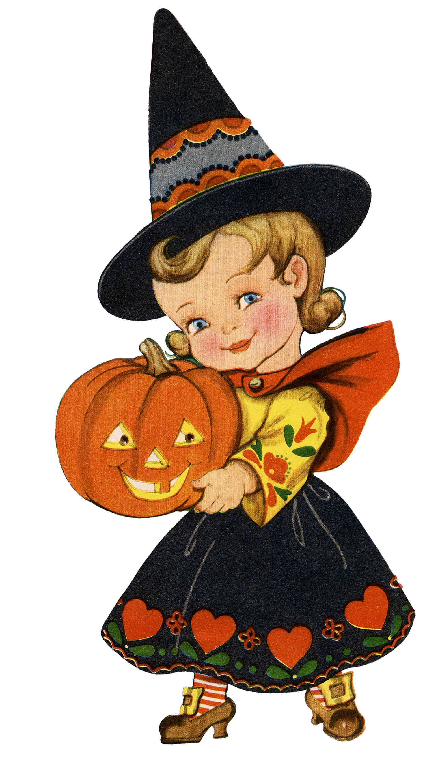 Cute Girl Para sa Halloween iPhone Wallpaper