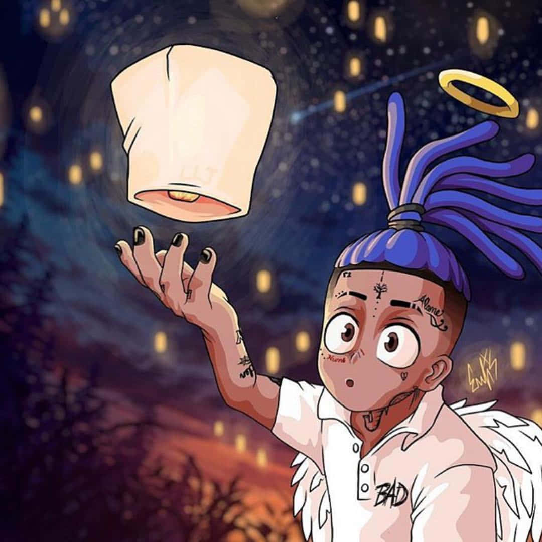 Cute na Cartoon Xxxtentacion PFP Wallpaper