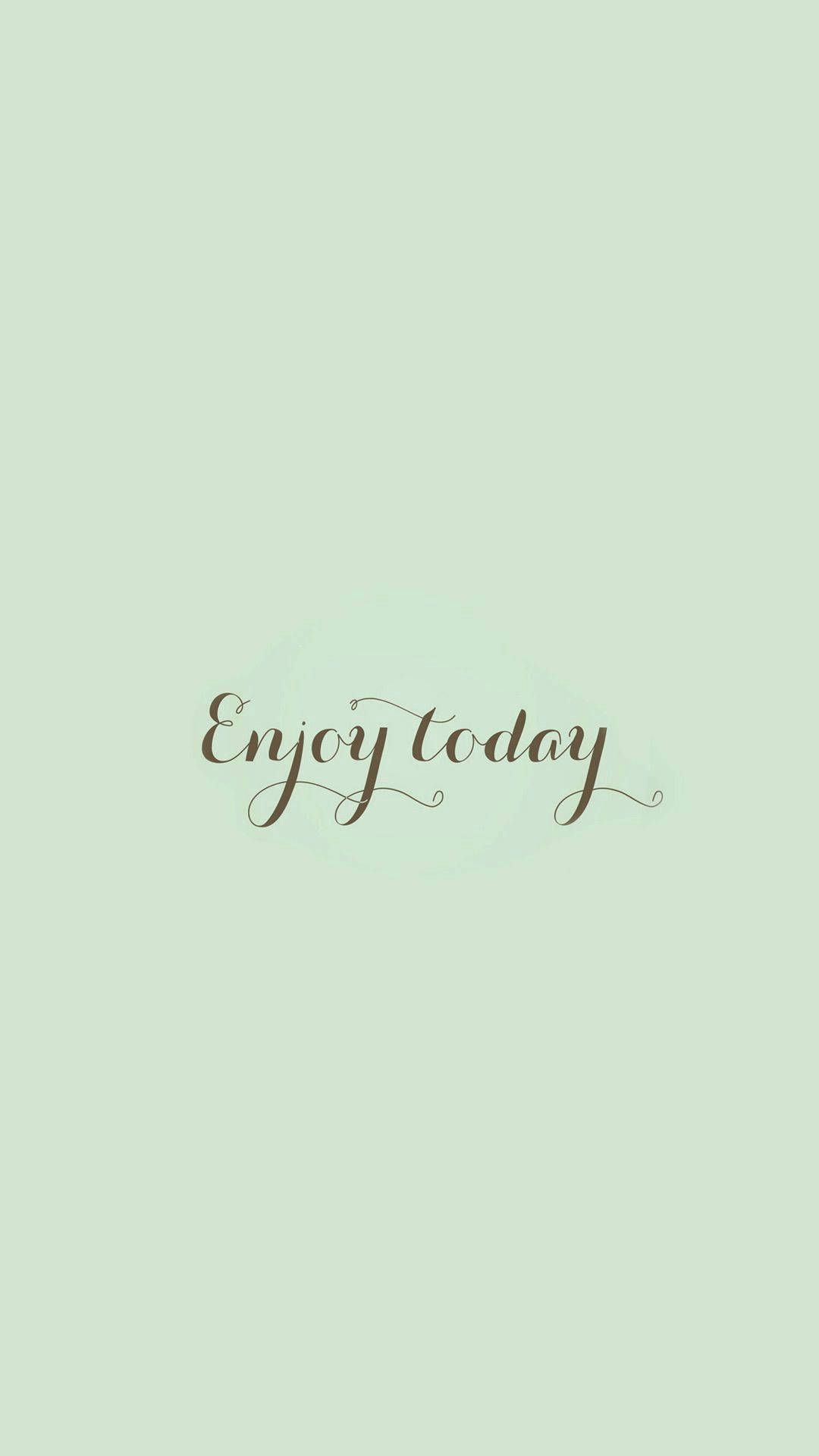 Cute Quote na Green Background Wallpaper