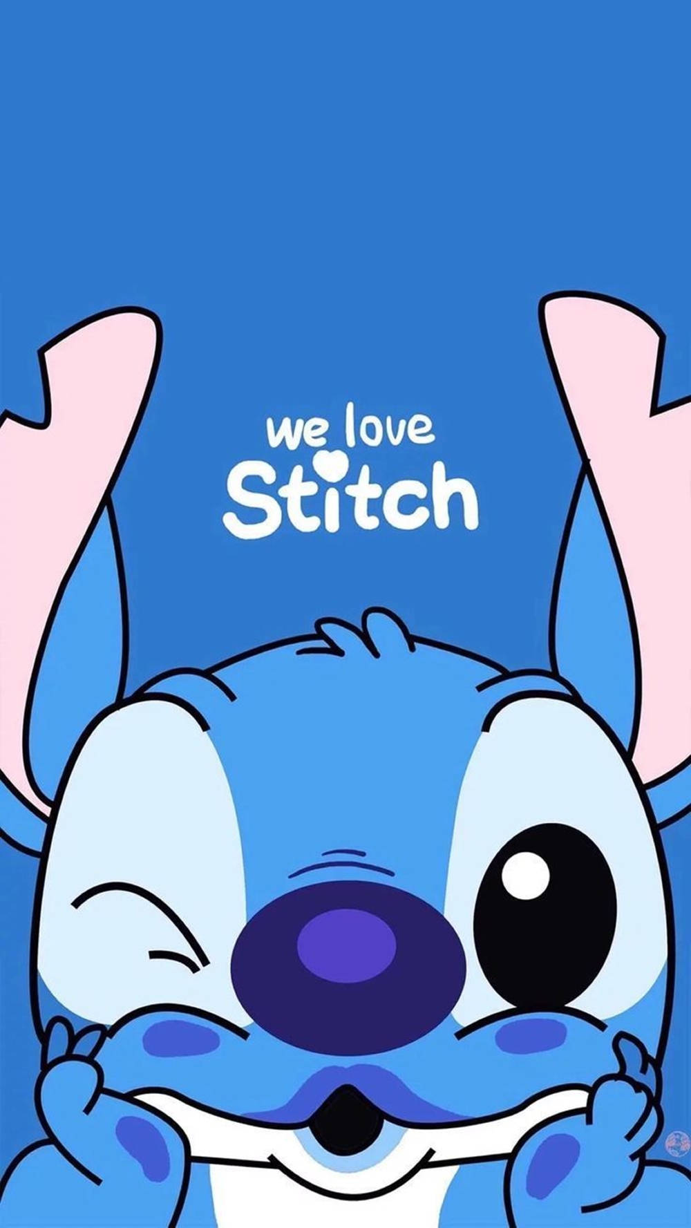 Cute Stitch Mahal Natin iPhone Wallpaper