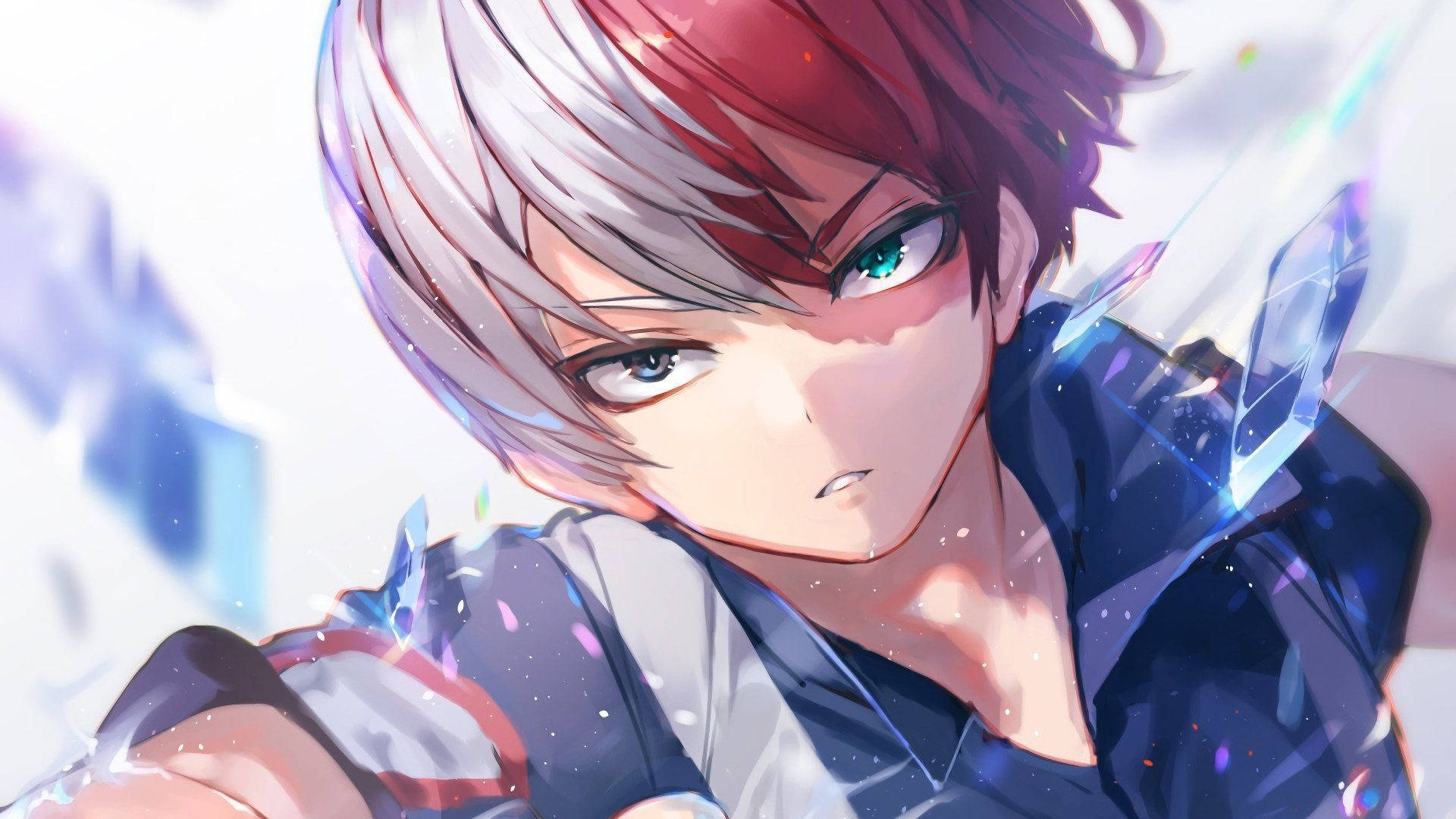 Cute Todoroki na May Sirang Kristal Wallpaper