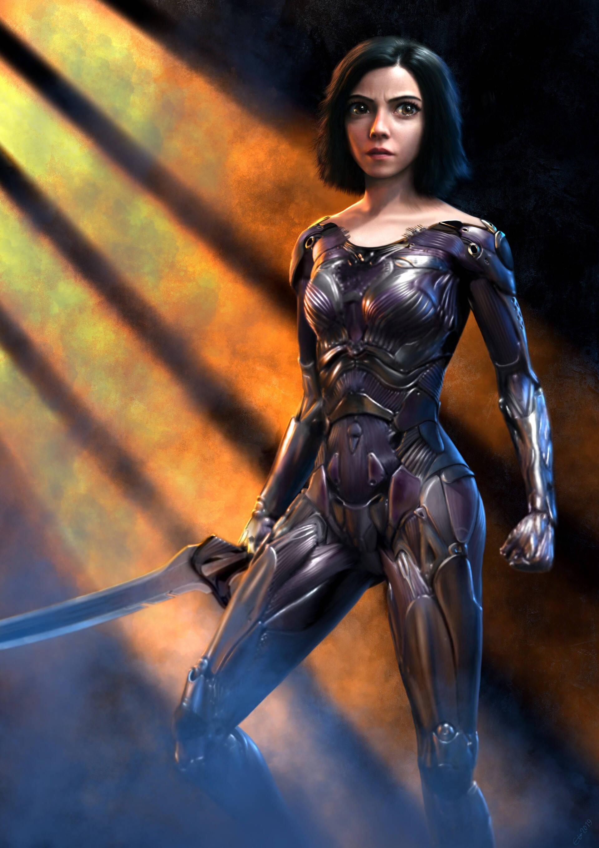 Cyborg Body Alita: Battle Angel Wallpaper